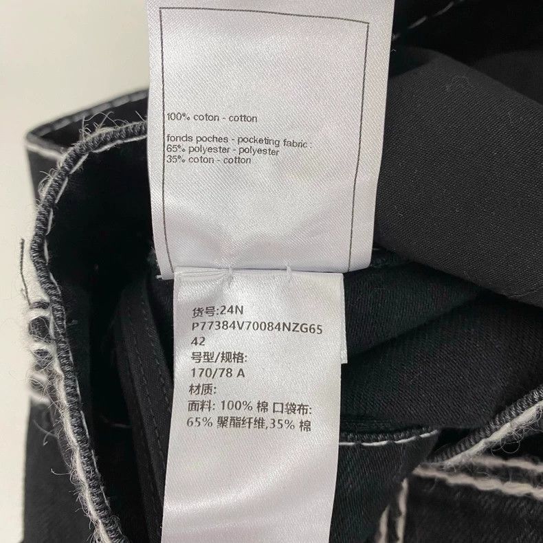 Chanel Chanel Black jeans Size 27" / US 4 / IT 40 - 8 Thumbnail