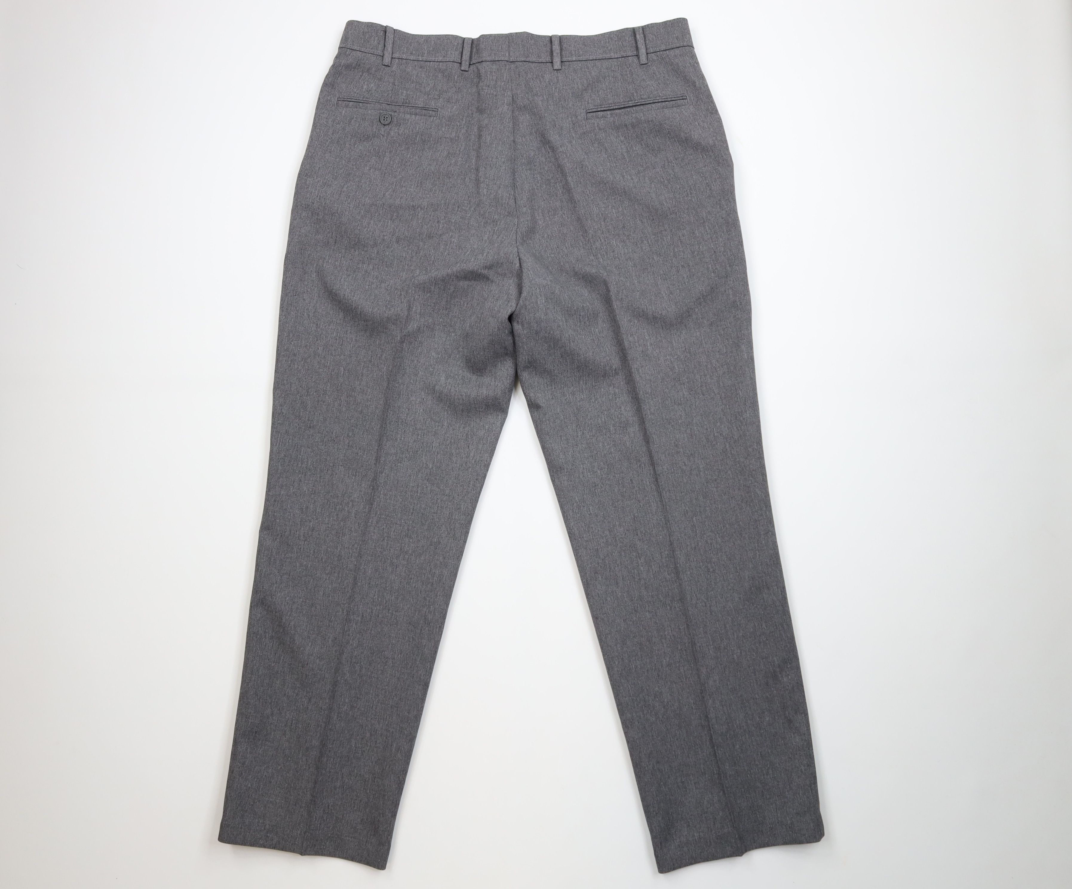 Levi's Vintage 90s Levis Chambray Wide Leg Chino Pants Gray USA Size US 38 / EU 54 - 8 Thumbnail