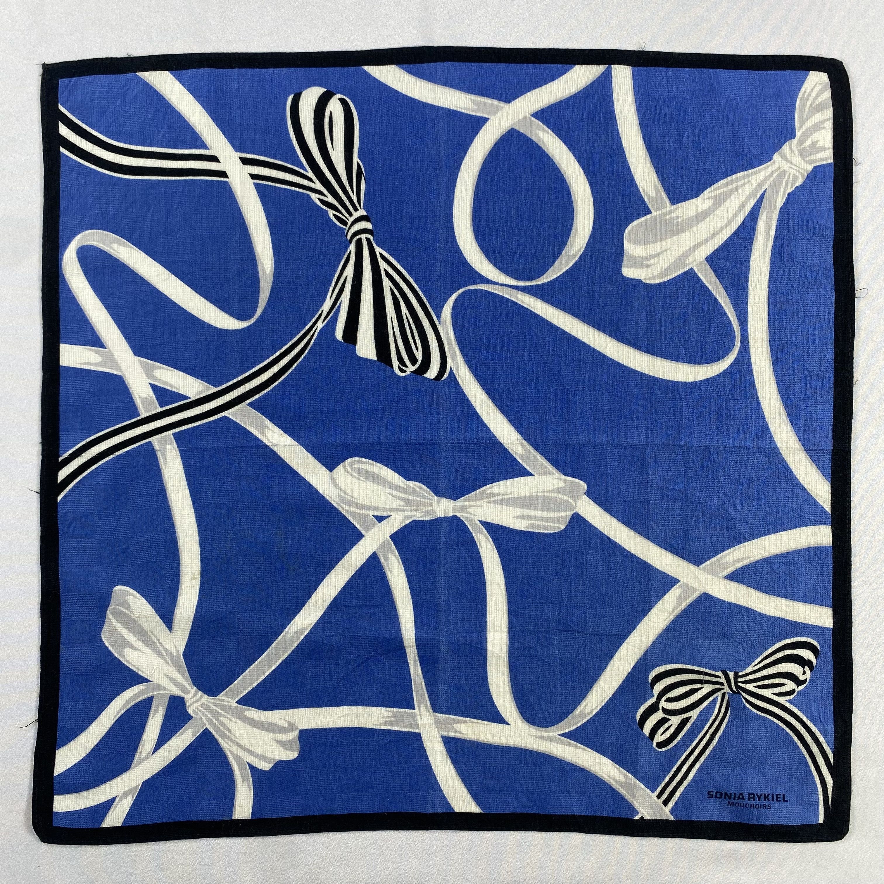 Vintage Sonia Rykiel Bandana/ Handkerchief / Neckerchief-P1867 Size ONE SIZE - 1 Thumbnail