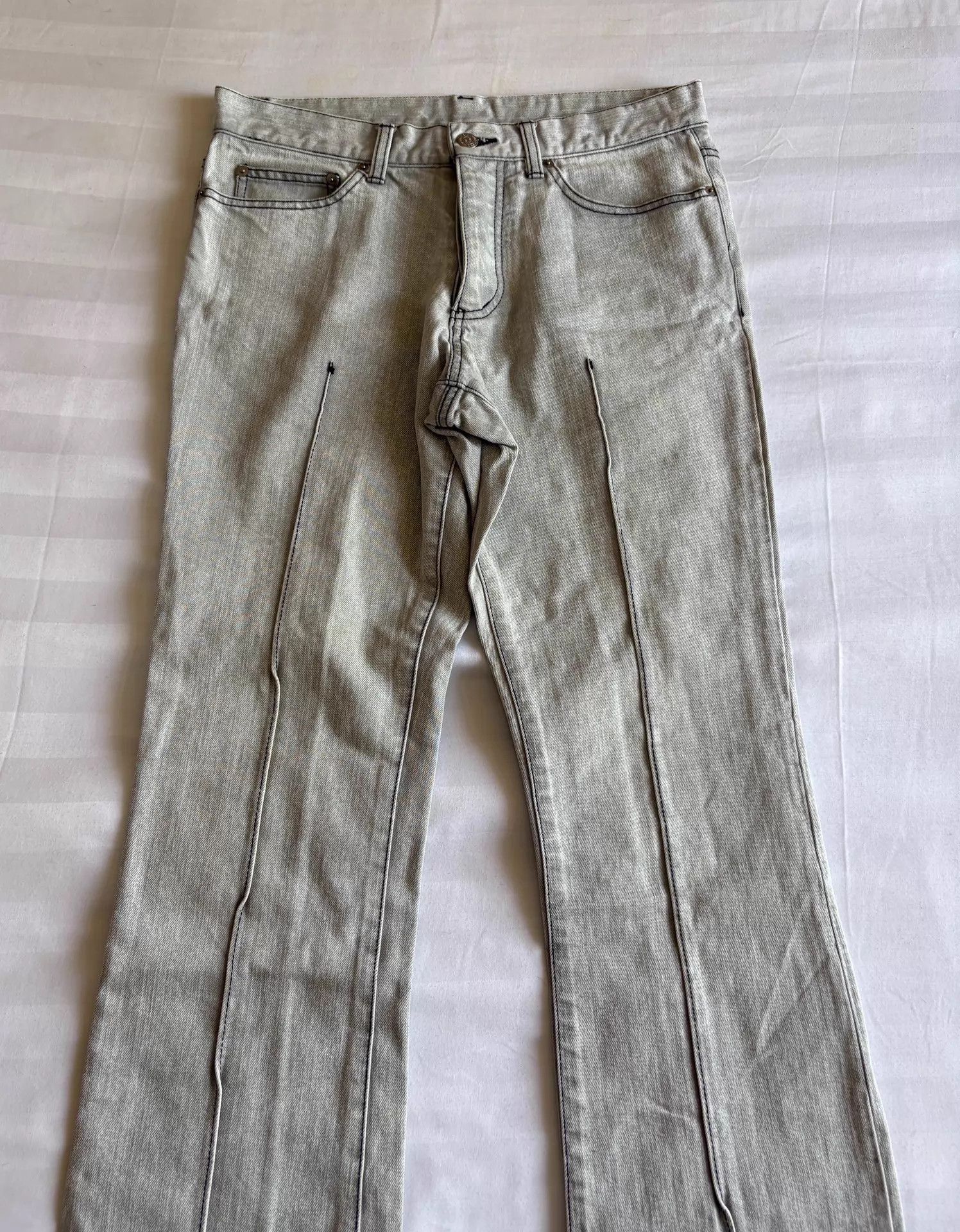 Tornado Mart Tornado Mart Vintage Visual Kei Jeans 3D Stitch 80/106 Size US 34 / EU 50 - 3 Thumbnail