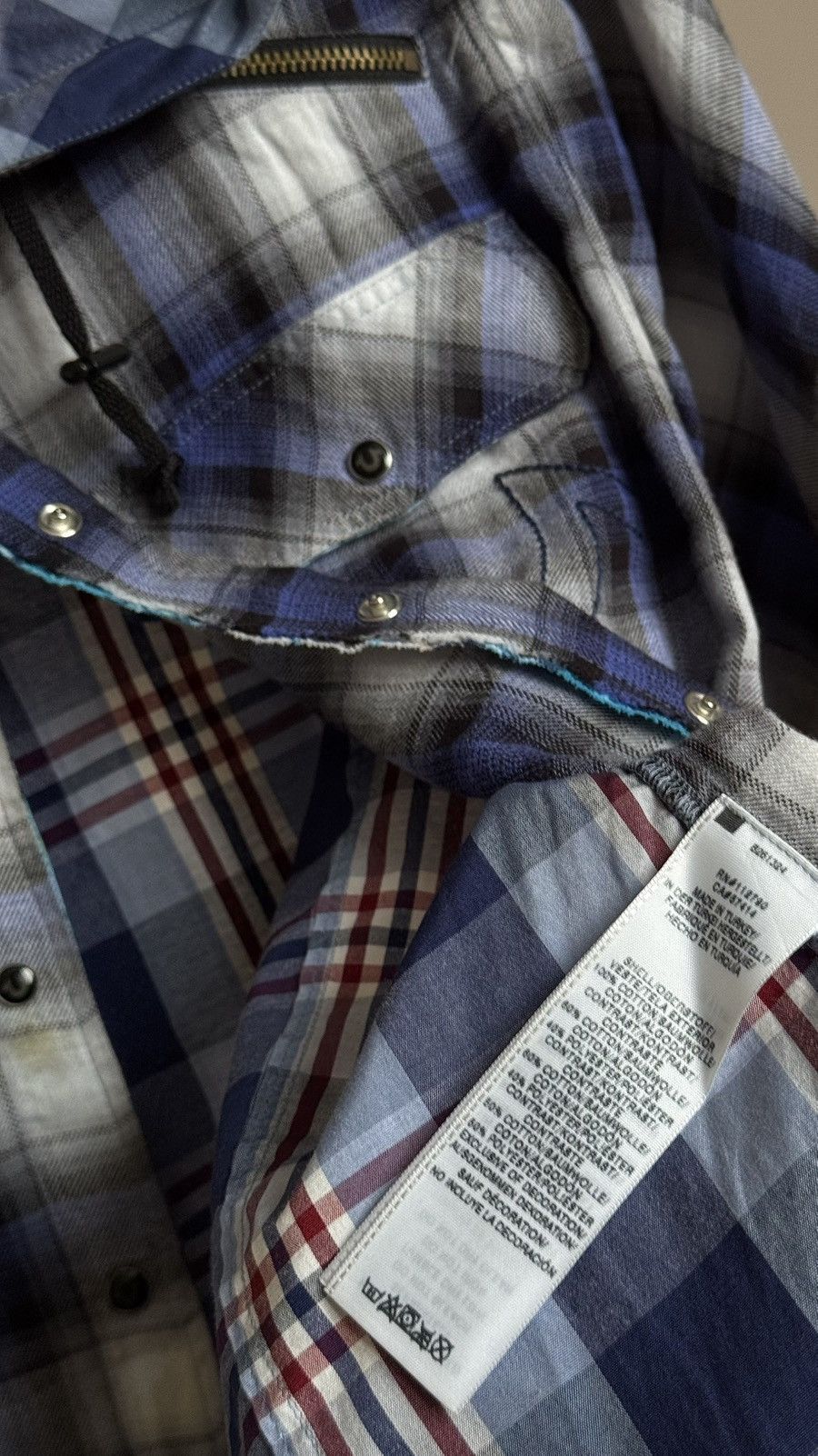 True Religion True Religion Plaid Hood Shirt Button Jacket Women Size M / US 6-8 / IT 42-44 - 8 Thumbnail