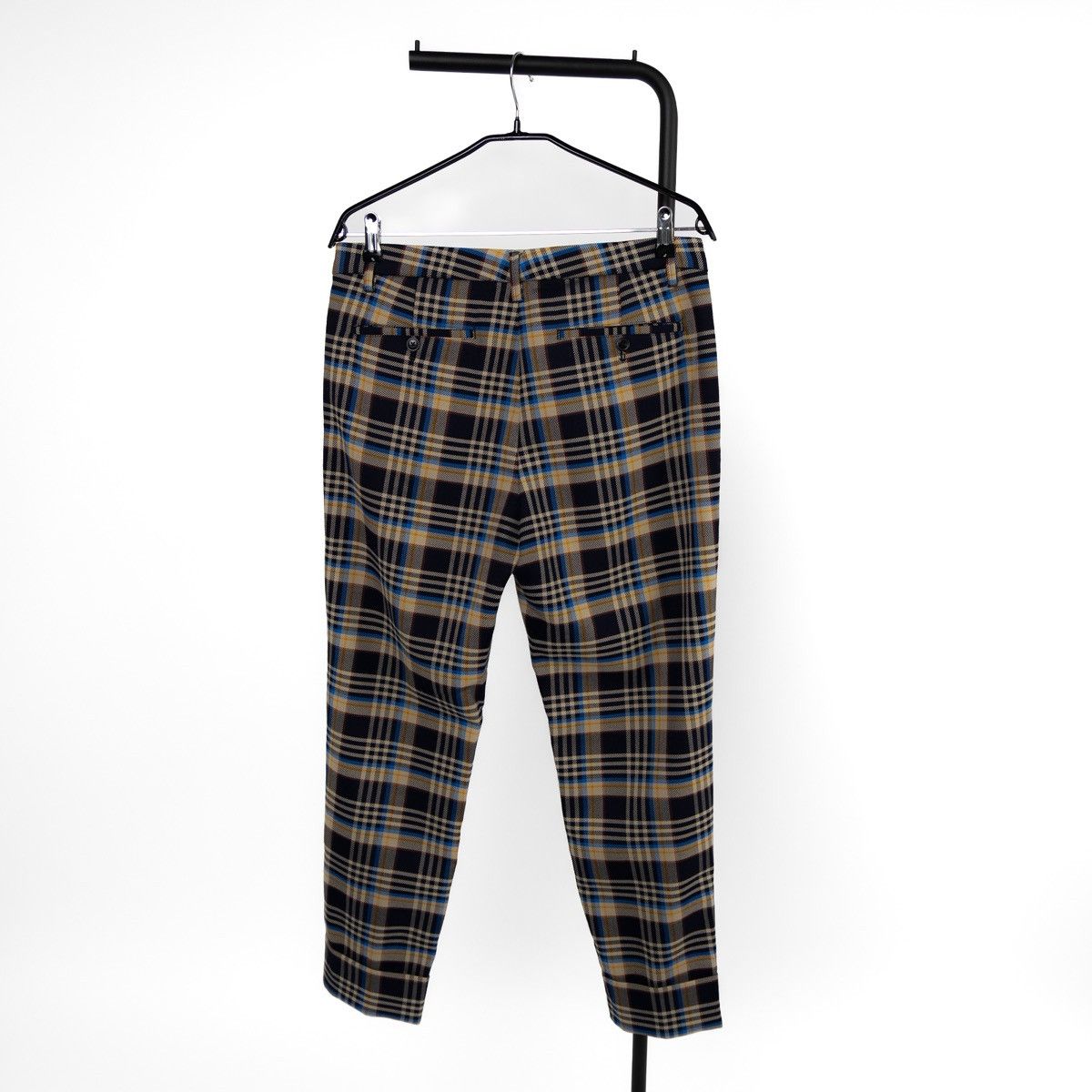 CLOSED Closed Womens Plaid Trousers Portuguese Fabric Check Pants Size 34" / US 12 / IT 48 - 2 Thumbnail