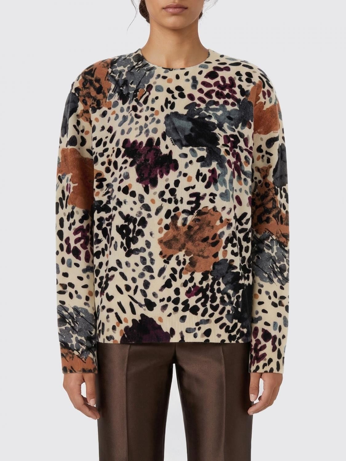 Fendi Fendi Sweater Woman Multicolor Size S / US 4 / IT 40 - 1 Thumbnail