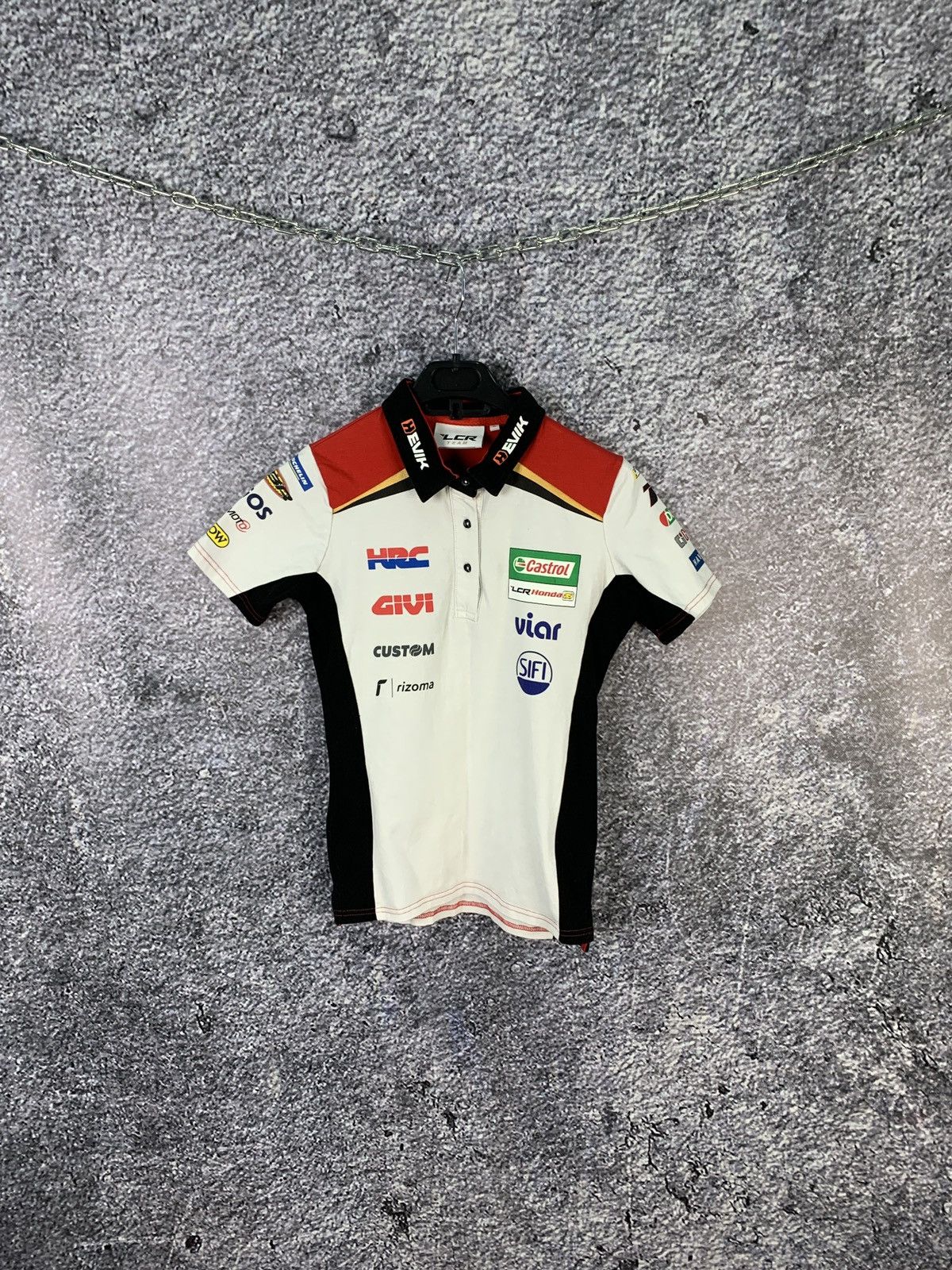 Honda Women’s Honda LCR Team Polo Shirt Moto Racing Castrol Size M Size M / US 6-8 / IT 42-44 - 2 Thumbnail