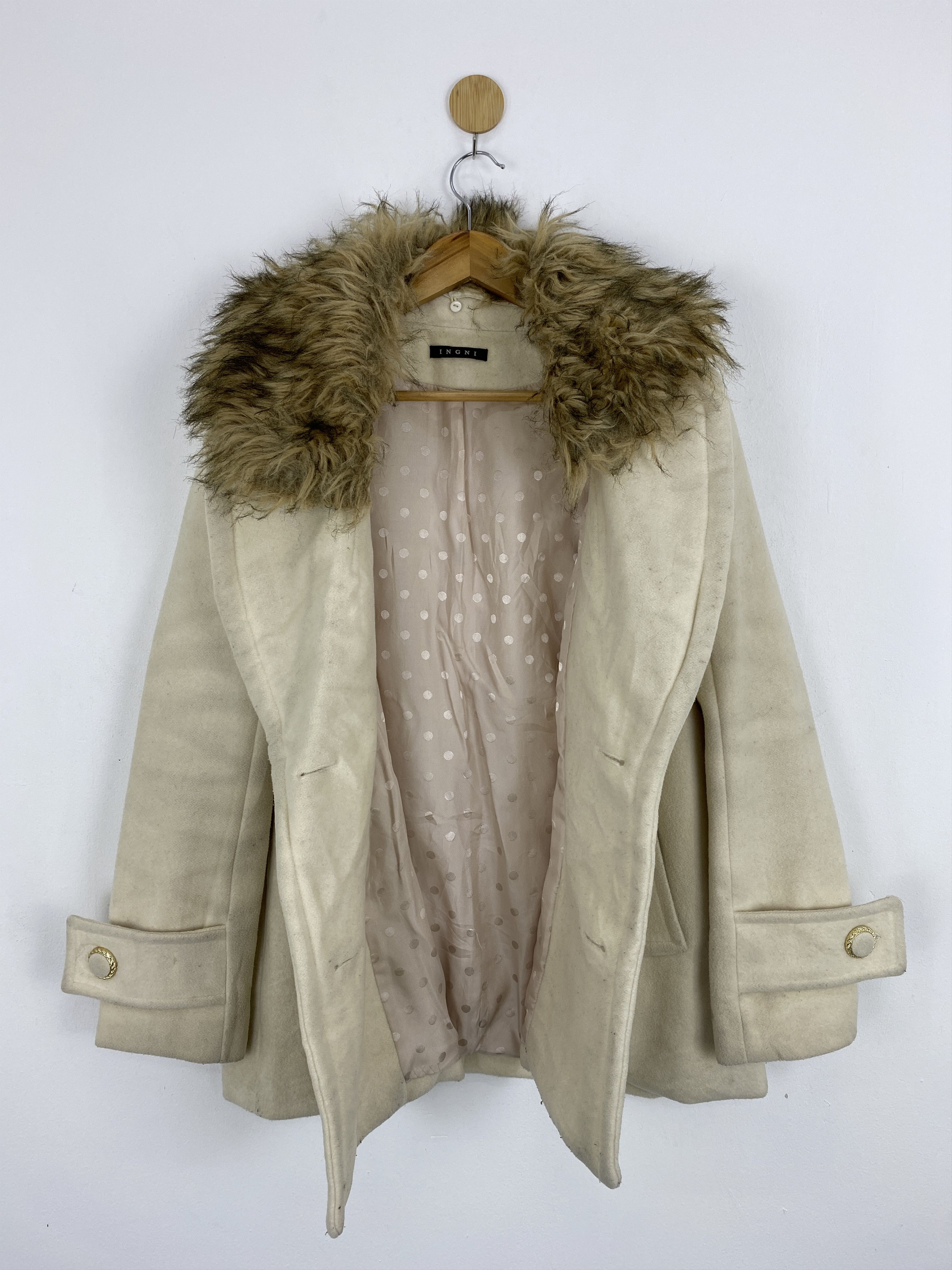 If Six Was Nine × Japanese Brand × Vintage Vintage Japanese Brand Double Breasted Sherpa Jacket Size US M / EU 48-50 / 2 - 1 Thumbnail