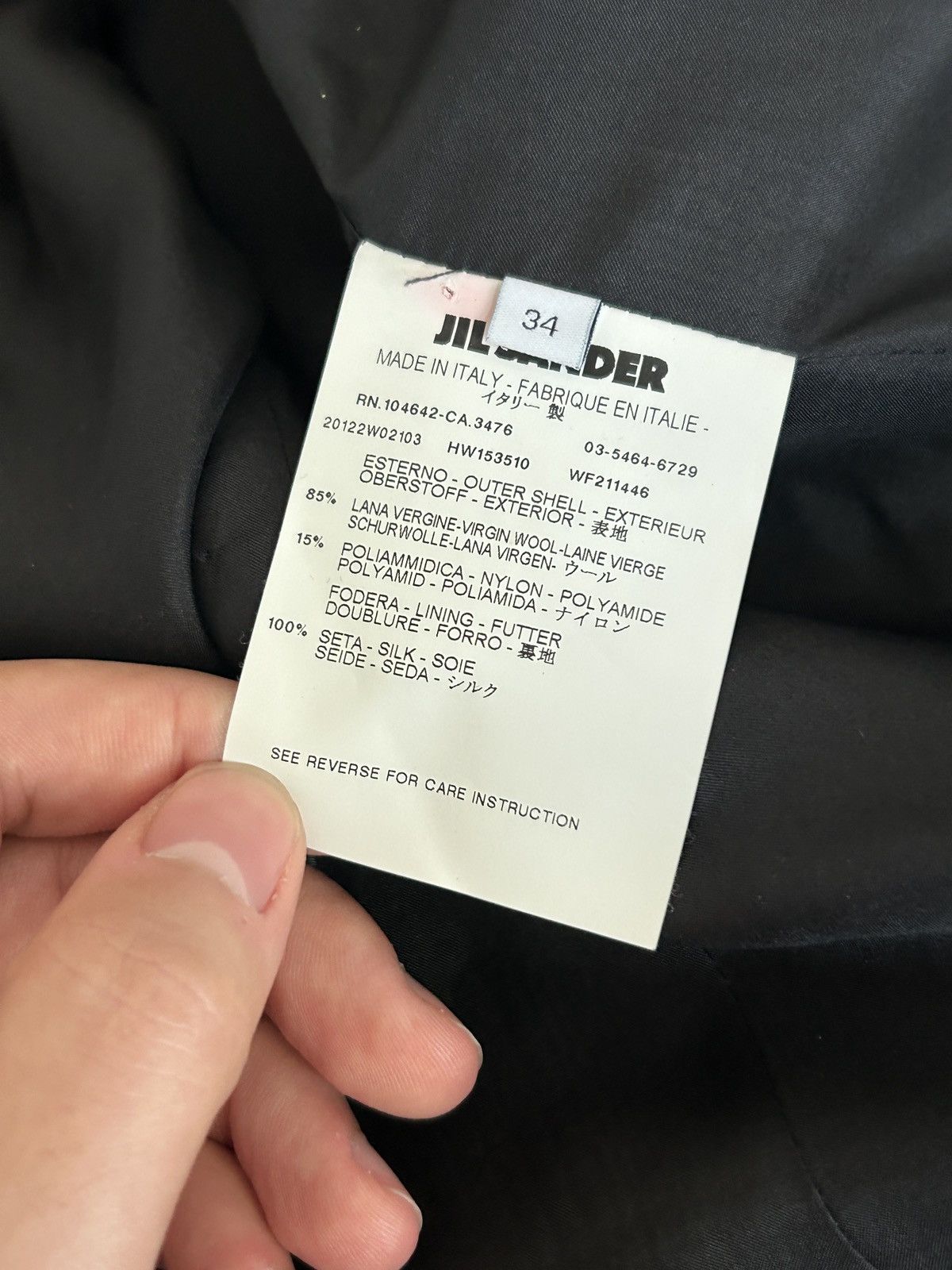 Jil Sander Hybrid Blend Pattern Blazer Size S / US 4 / IT 40 - 7 Thumbnail