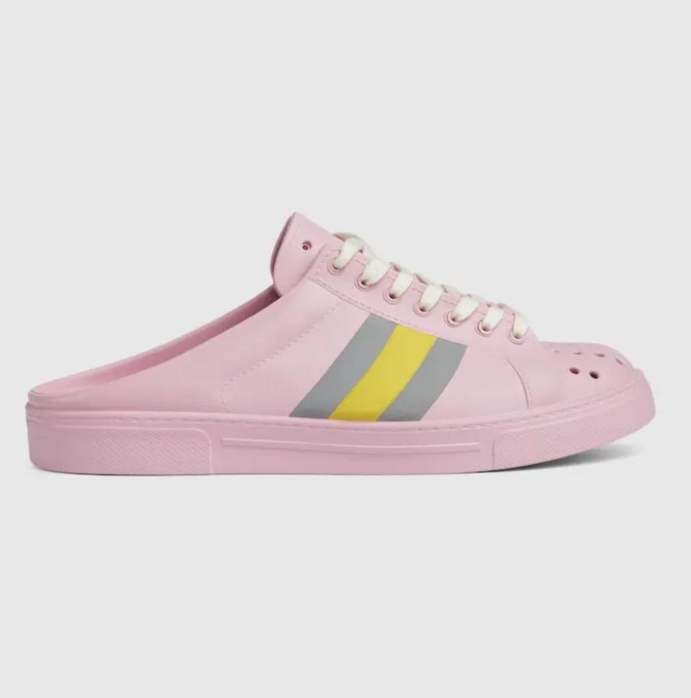 Gucci Gucci Ace Web Rubber Mules SIZE 36 Size ONE SIZE - 1 Thumbnail