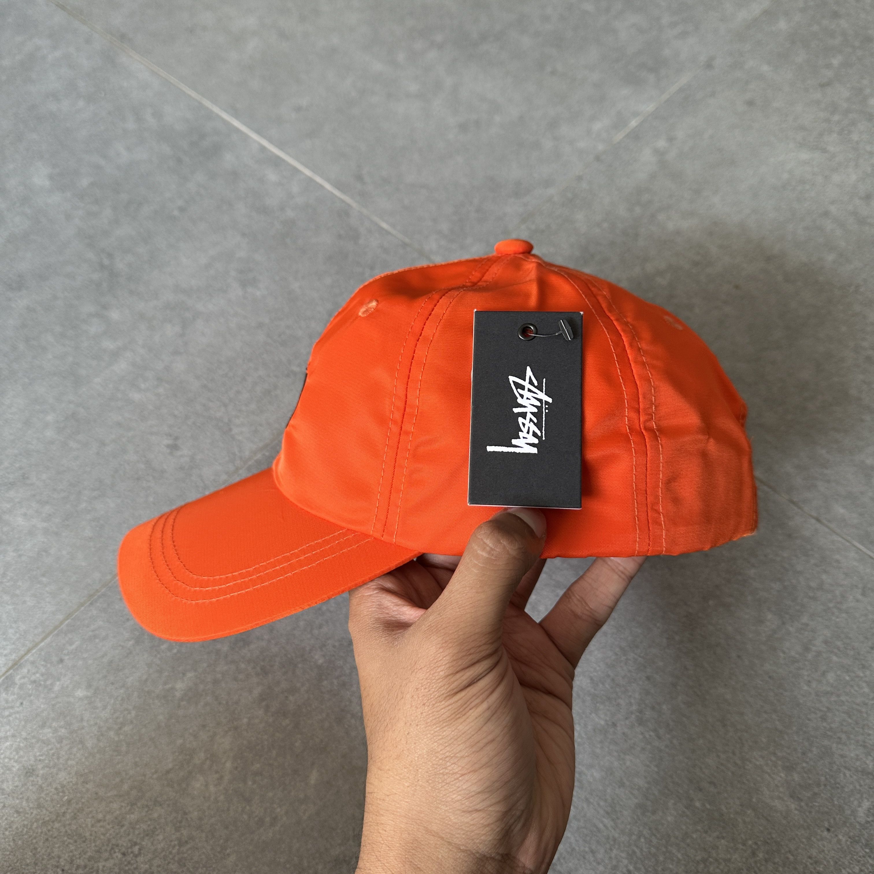 Stussy RARE STUSSY INC LAGUNA USA CAP HAT - OS - ORANGE Size ONE SIZE - 8 Thumbnail