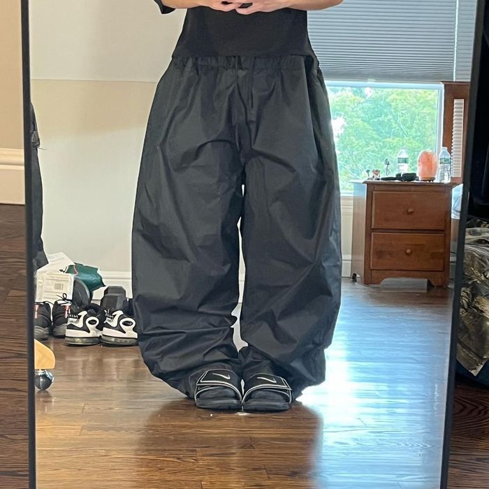 Vintage deadstock 2000s baggy wide leg black raver adidas track pant ...