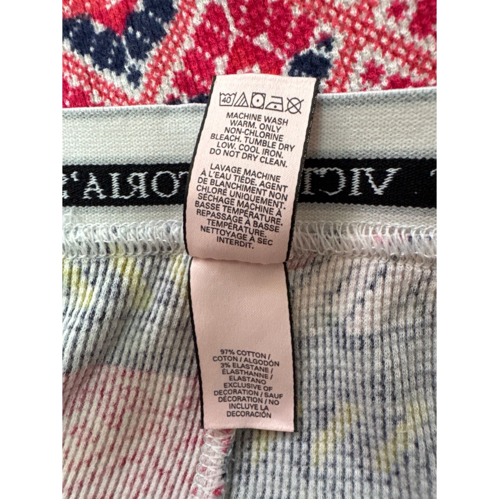 Victoria's Secret Victoria’s Secret XS Longjohns, Layering Multicolored Size 24" / US 00 / IT 34 - 5 Thumbnail