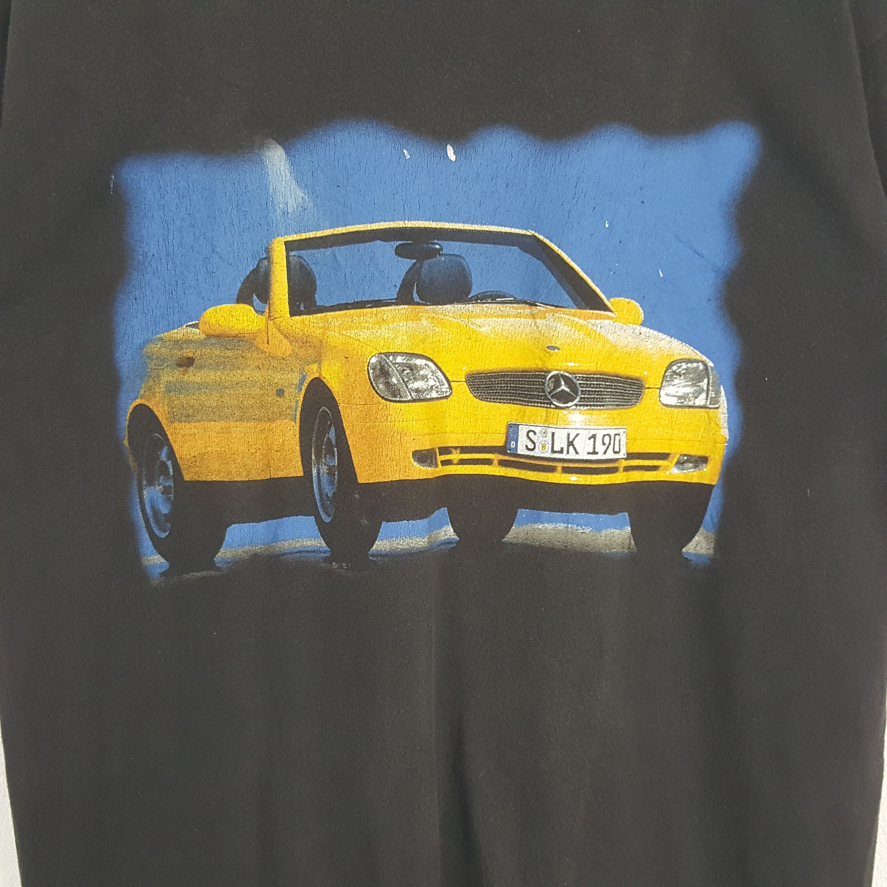Mercedes-Benz × Vintage Vintage Car Mercedes Benz SLK 230 Luxury Motorsports Tshirt Size US L / EU 52-54 / 3 - 2 Thumbnail