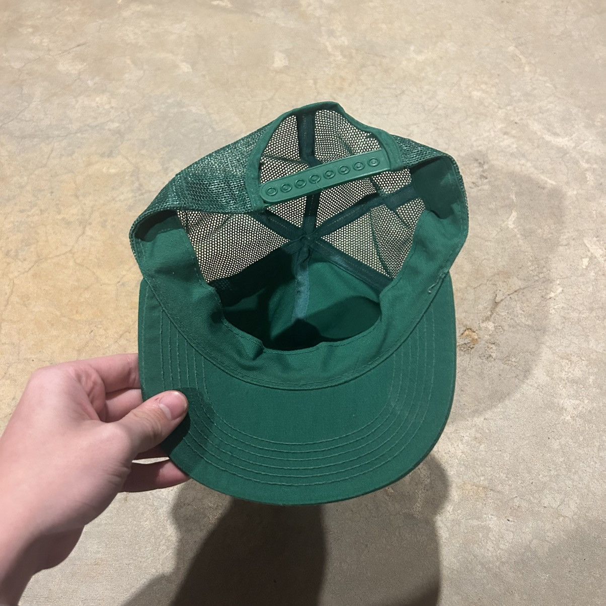 John Deere × Vintage Vintage 90s John Deere K Products Mesh Trucker Hat Size ONE SIZE - 5 Thumbnail