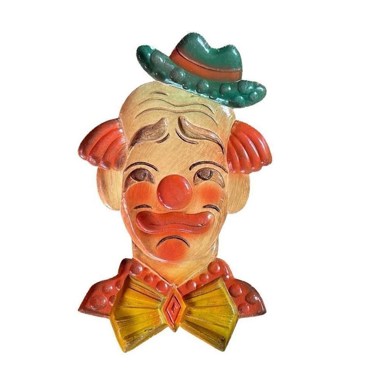 Designer Chalkware Reverse clown. Modern Art Co, 1960 Size ONE SIZE - 4 Thumbnail