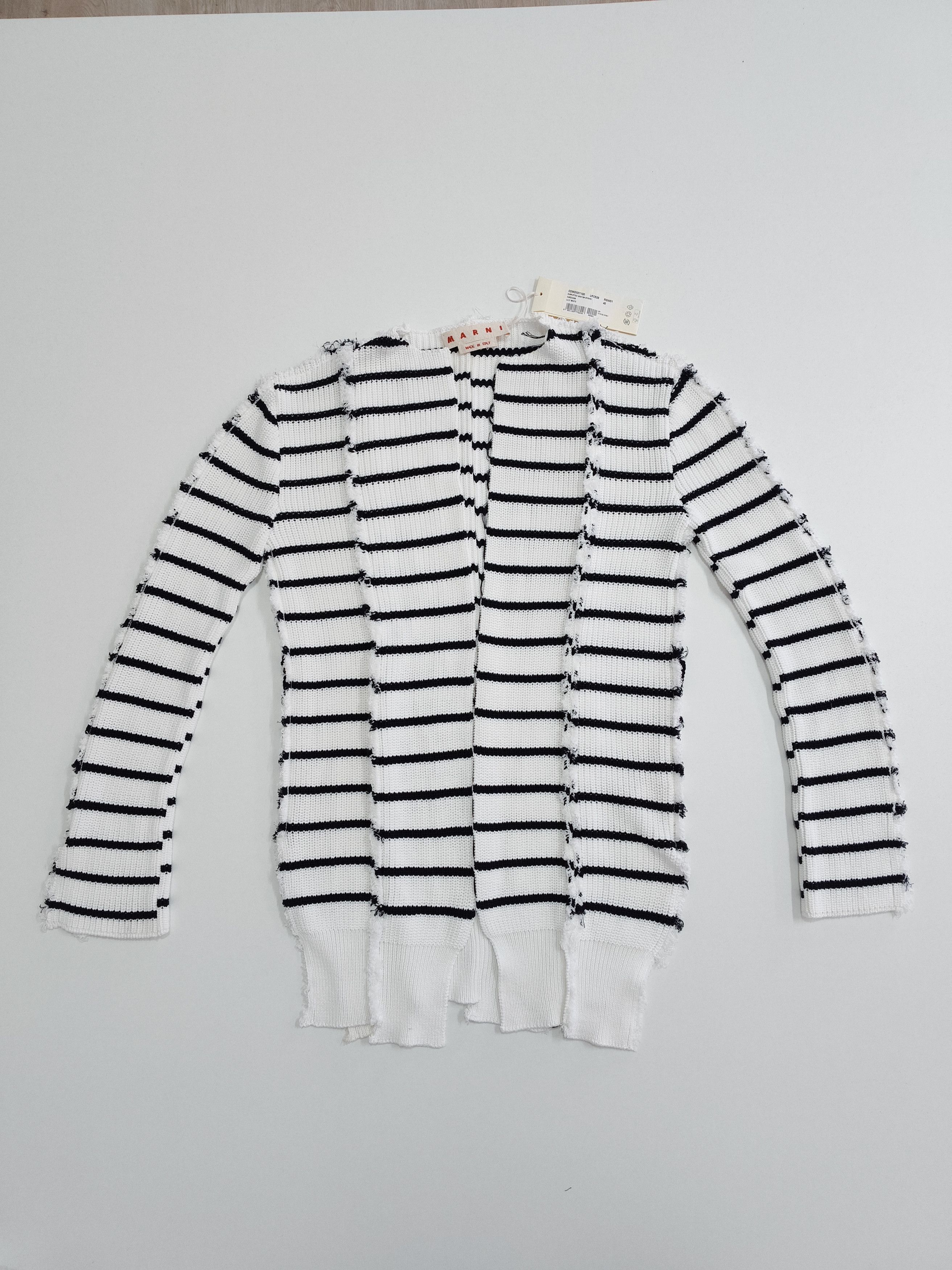 Marni Marni "Disrupted Breton Stripes" Size XXS / US 00 / IT 34 - 1 Thumbnail