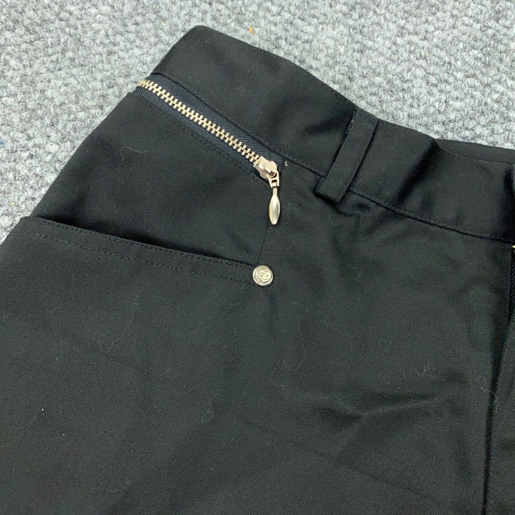 Vintage VINTAGE Gitano Jeans Womens Size 16 Black Tapered High-Rise Mom 80s NWT Size 38" / US 16 / IT 52 - 3 Thumbnail