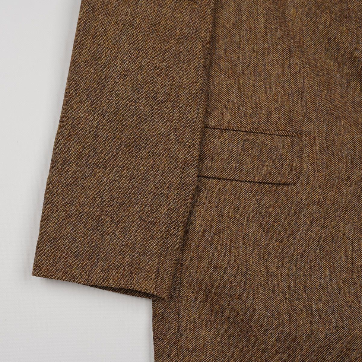 Barbour Barbour Brown Wool Blazer Jacket Tweed Size 40R - 4 Thumbnail