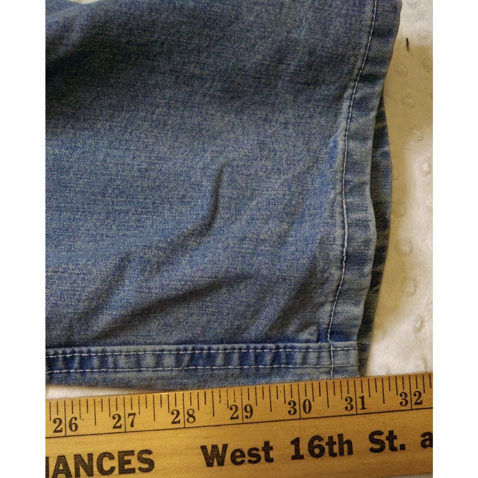 Lee Lee Jeans Mens 38x32 Blue Loose Fit Workwear Distressed Vintage Mexico Jeans Straight 90s Grunge USA Mens Size US 38 / EU 54 - 7 Thumbnail