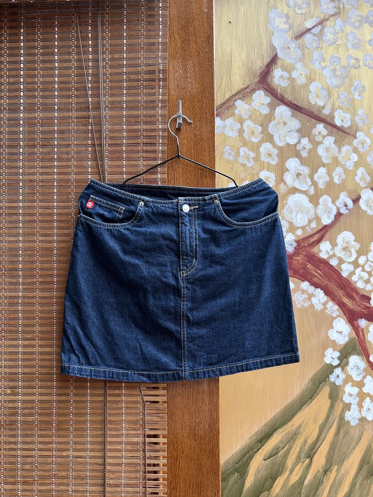Billabong Y2K Billabong Denim Mini Skirt Size 8 Embroidered Logo Size 27" / US 4 / IT 40 - 2 Thumbnail