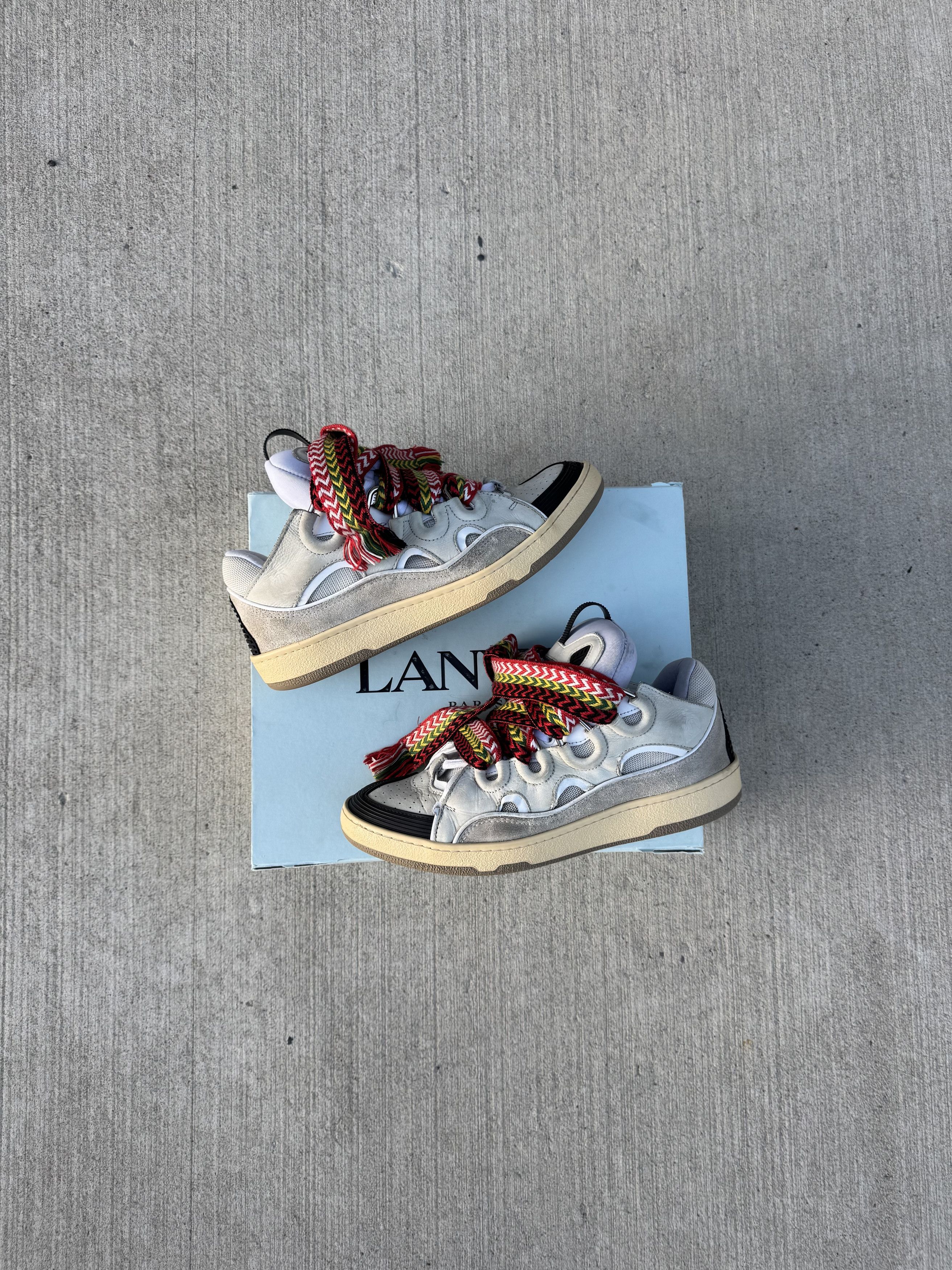 fw20 lanvin curb sneakers.