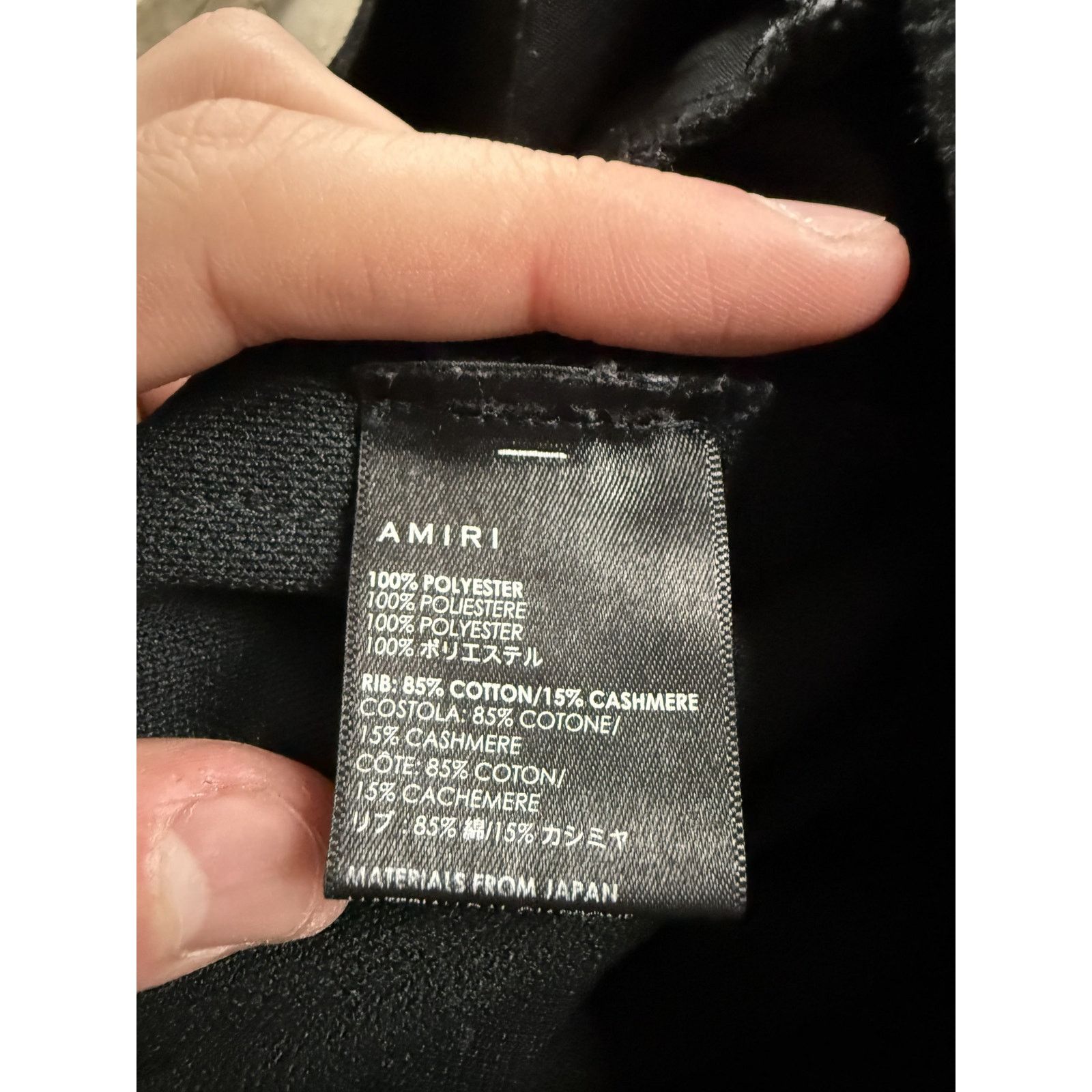 Amiri Amiri Lover Sweats Black Used XS Size US 29 - 3 Thumbnail