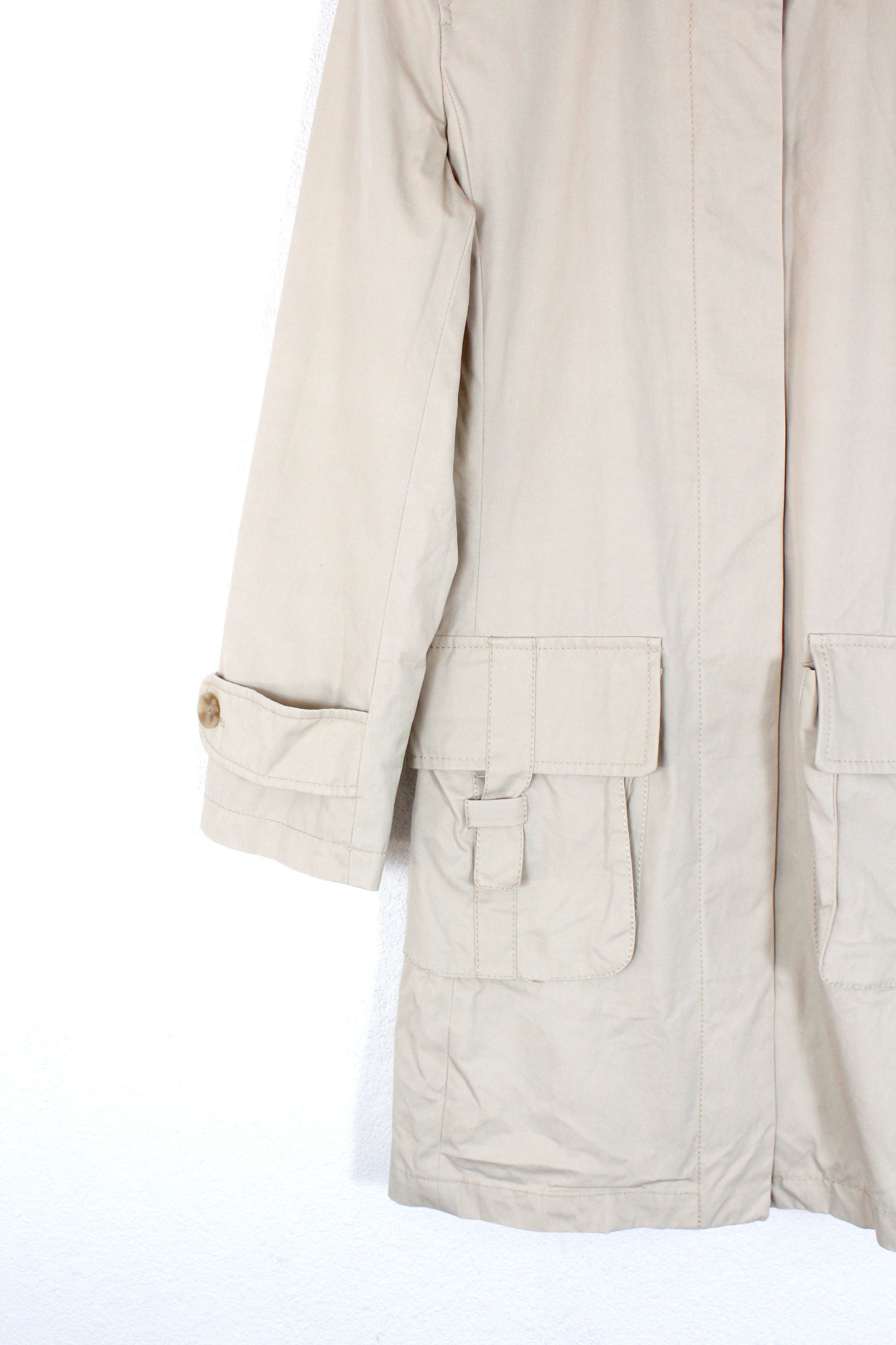 Max Mara × Weekend Max Mara Womens Weekend Max Mara Beige Coat Y2K Size M / US 6-8 / IT 42-44 - 4 Thumbnail