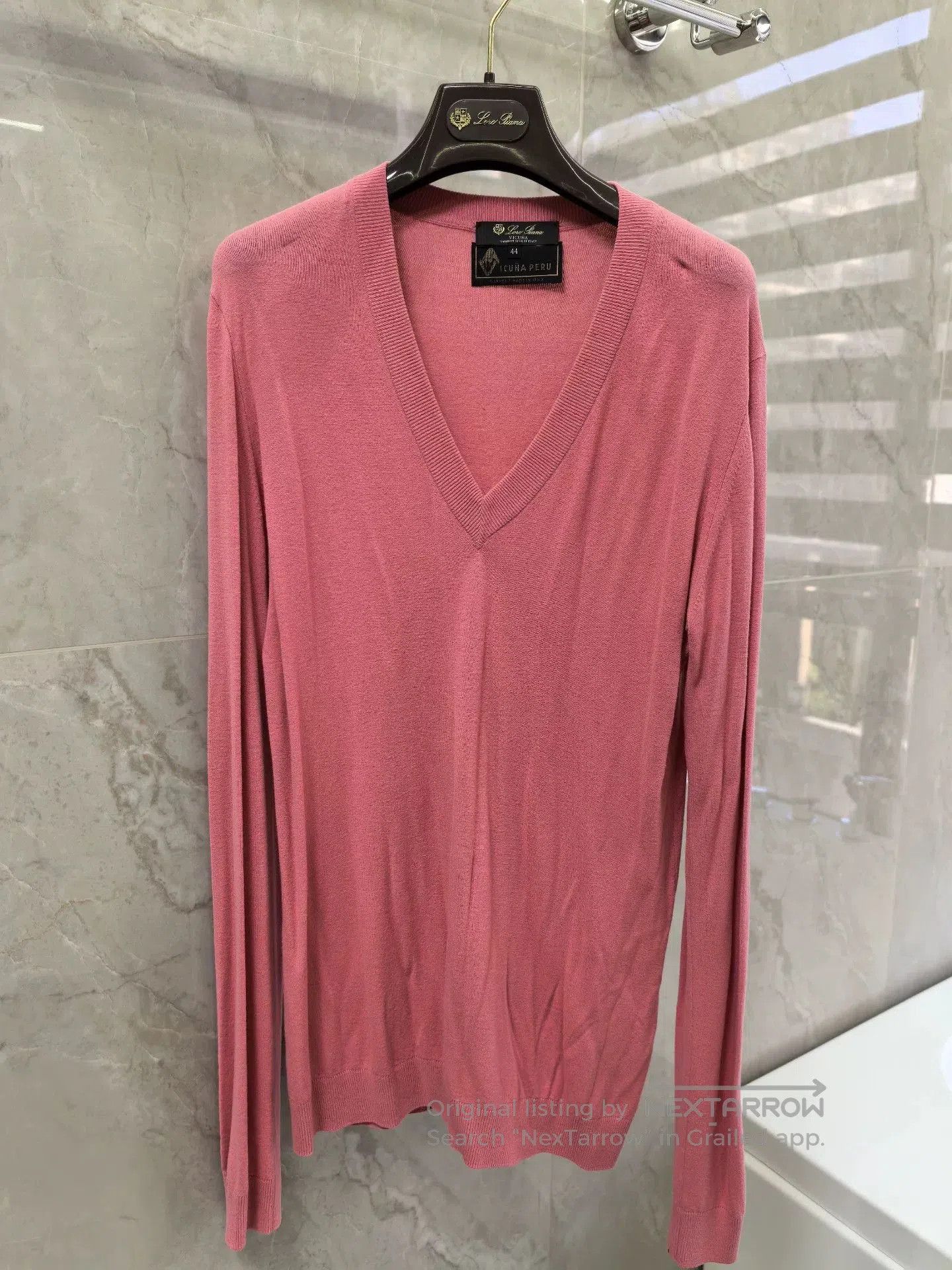 Loro Piana Loro Piana Vicuna Pink Knit Sweater. Size US XL / EU 56 / 4 - 1 Thumbnail