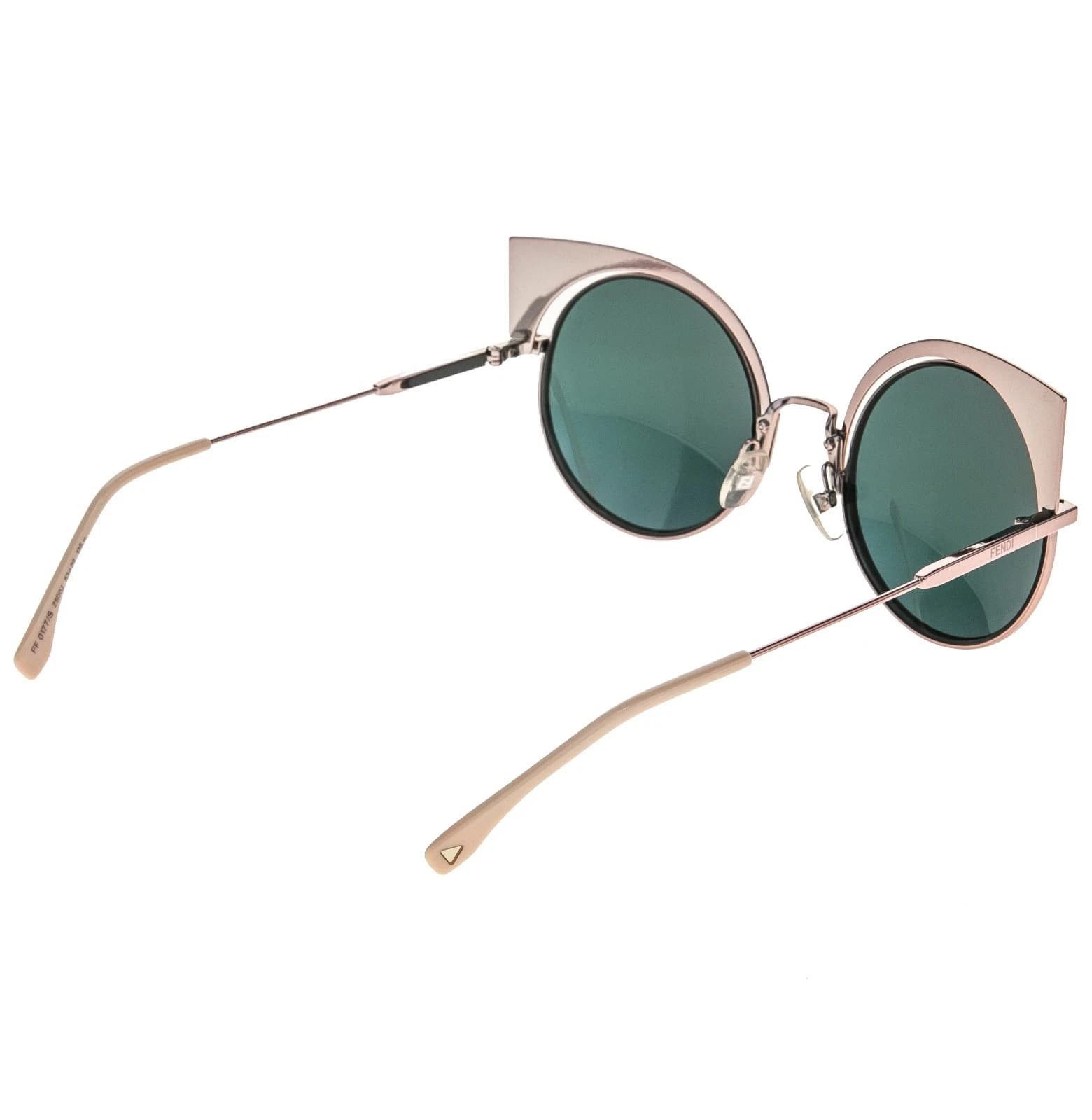 Fendi FENDI FF0177S EYESHINE 0177 Metal Mirrored Sunglasses Women Size ONE SIZE - 8 Thumbnail