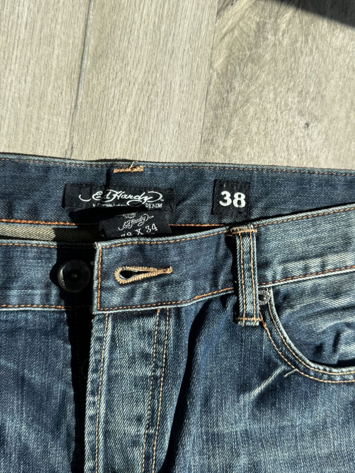 Ed Hardy ed hardy straight jeans Size US 38 / EU 54 - 2 Thumbnail
