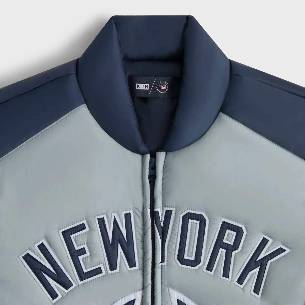 Kith × New York Yankees Kith New York Yankees Zip Brixton Puffed Shirt Jacket Size US M / EU 48-50 / 2 - 3 Thumbnail