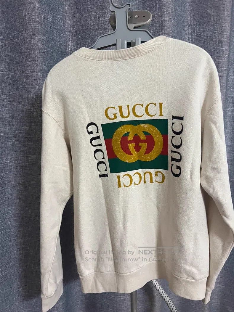 Gucci Gucci White sweatshirt Size S / US 4 / IT 40 - 2 Thumbnail