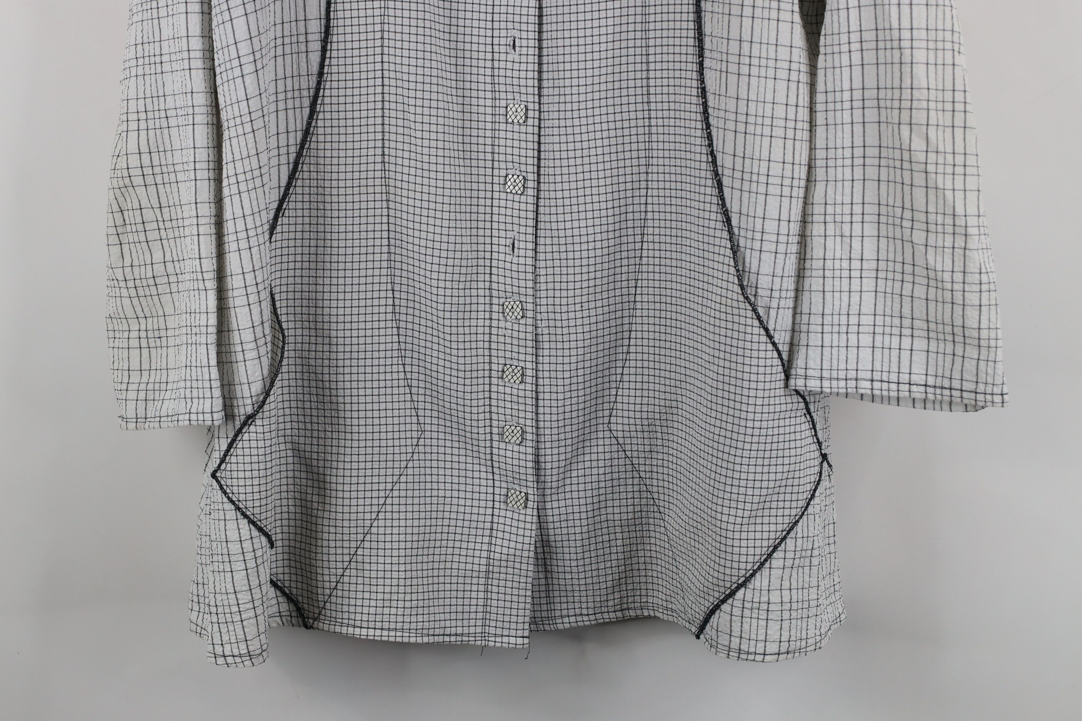 Vintage Vintage 90s Lagenlook Oversized Button Tunic Shirt Size M / US 6-8 / IT 42-44 - 3 Thumbnail