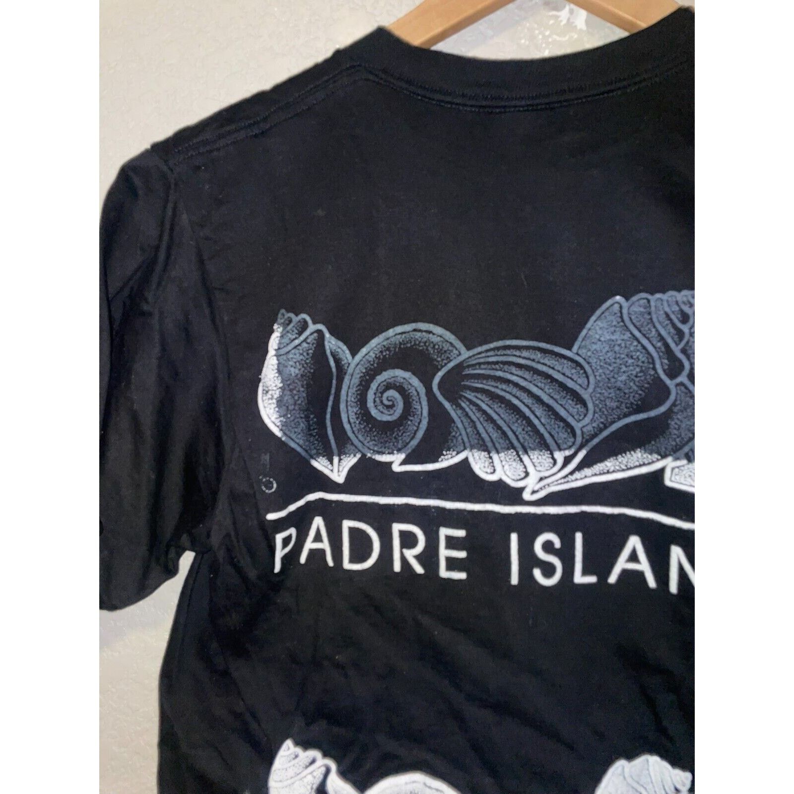 Jerzees Vintage Test Print Shirt Padre Island Mountain Black M Tee Size US M / EU 48-50 / 2 - 8 Thumbnail