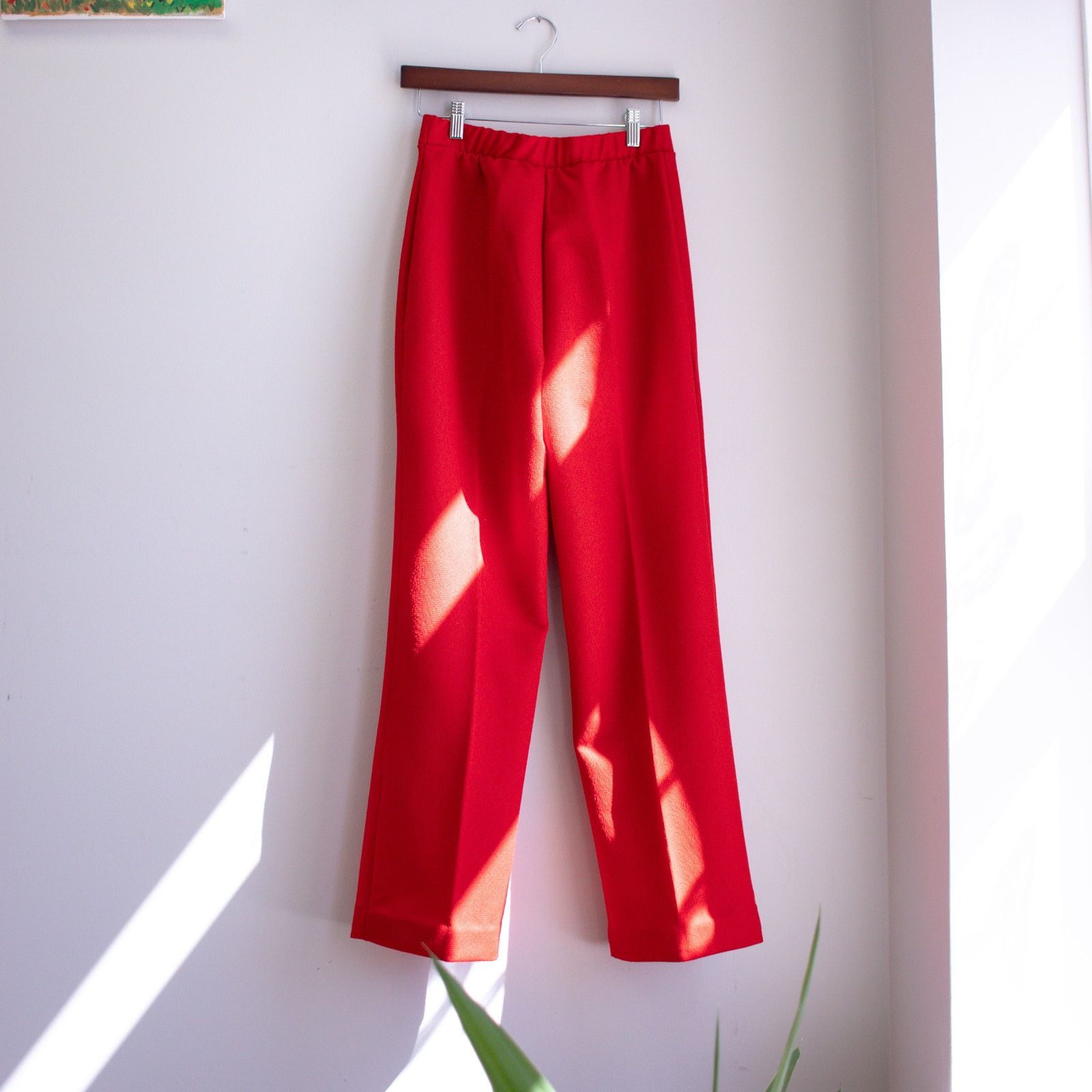Vintage 80s Vintage Elastic High Waist Size 10 Pants Size 32" / US 10 / IT 46 - 2 Thumbnail