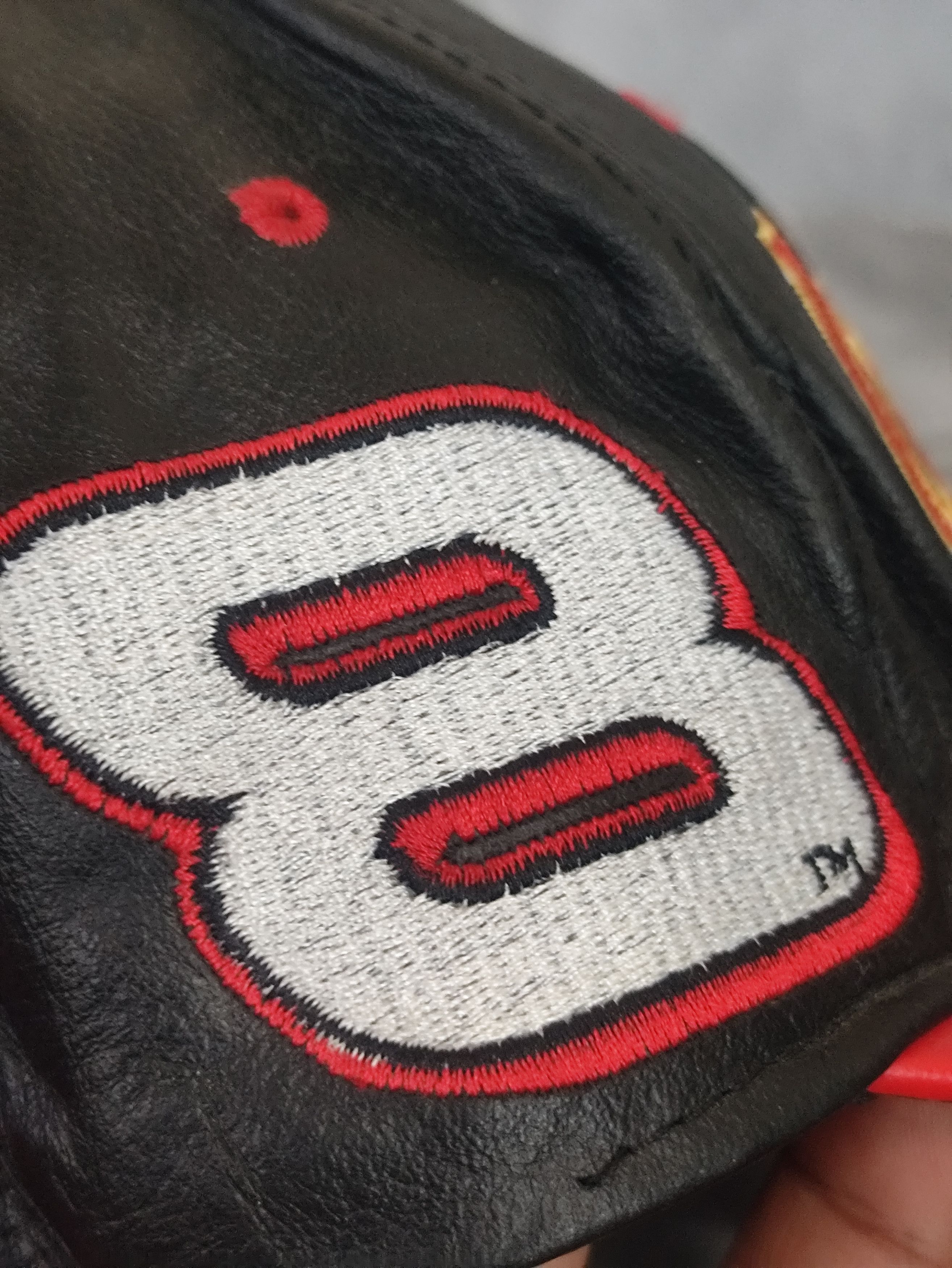 NASCAR Vintage Nascar Budweiser Dale Earnhardt Hat Cap Leather Size ONE SIZE - 5 Thumbnail