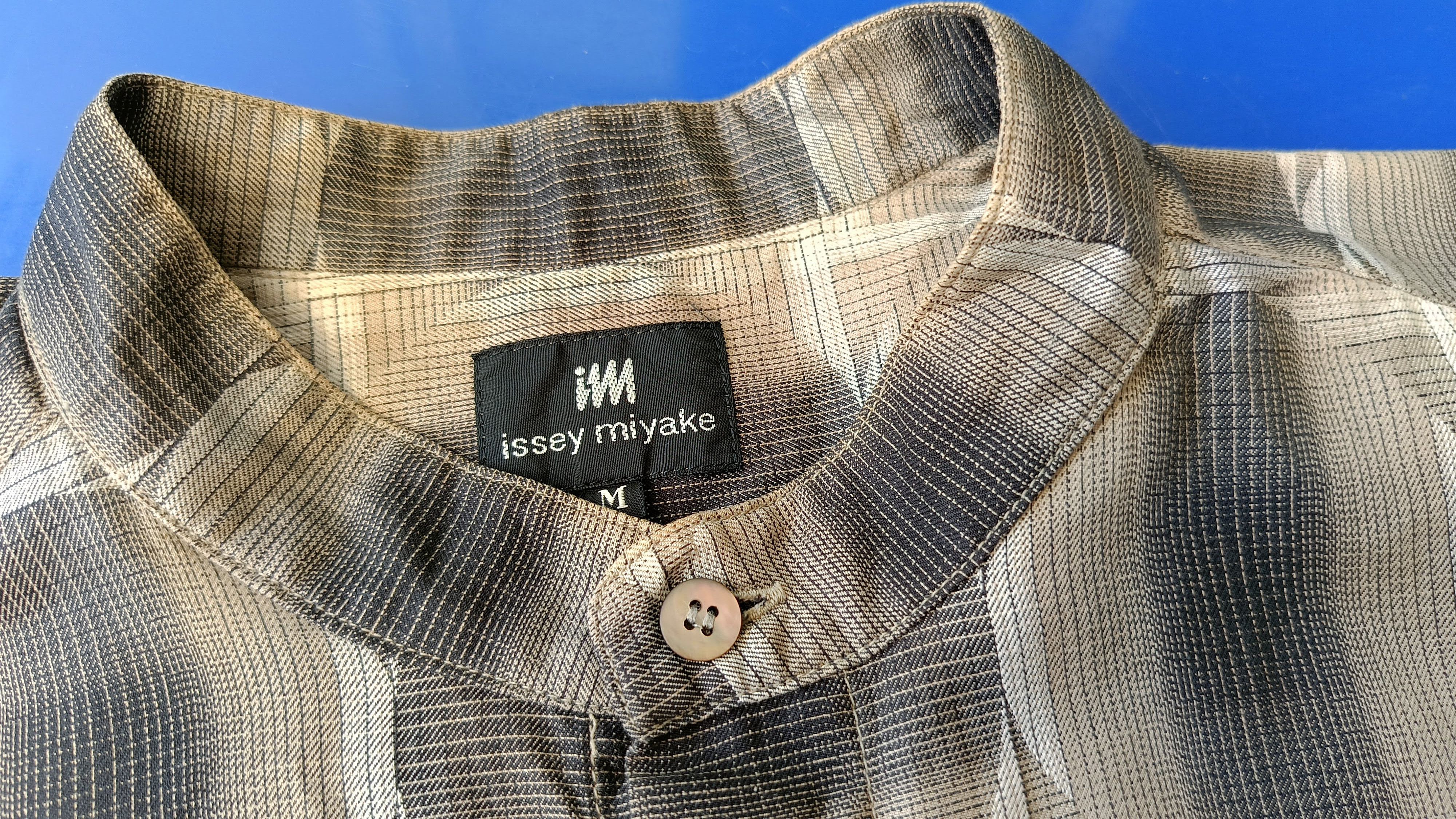 Issey Miyake Issey Miyake IM studio Japan geometric mandarin shirt VTG Size US M / EU 48-50 / 2 - 14 Thumbnail