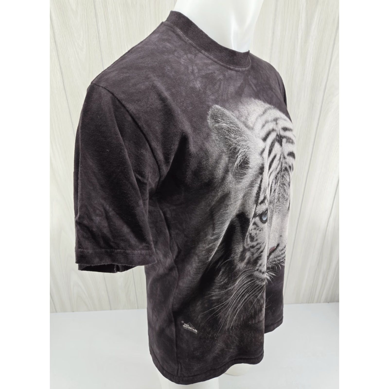 The Mountain VINTAGE The Mountain Black Tiger Tie Dye T Shirt M Mens Short Sleeve Crew Neck Cotton Size US M / EU 48-50 / 2 - 7 Thumbnail