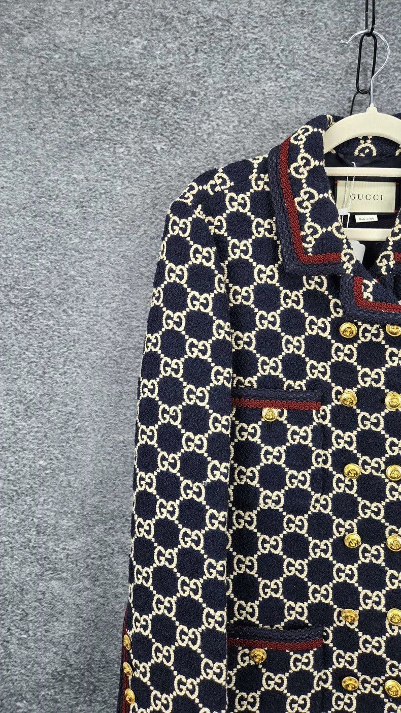 Gucci Gucci Printed Slim Fit Suit Jacket-2506 Size US L / EU 52-54 / 3 - 3 Thumbnail