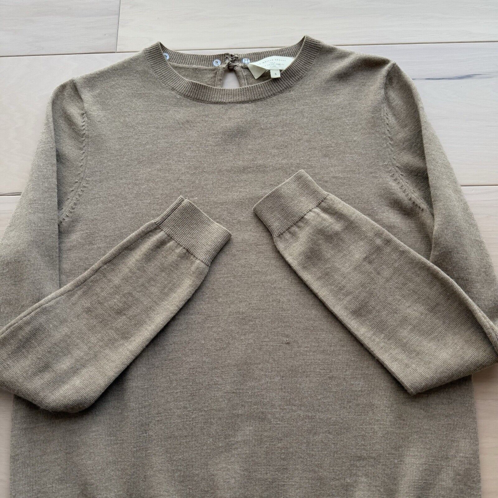 Sezane La Maille Sezane Sweater Women's Small Brown Wool Glam Boho Size S / US 4 / IT 40 - 4 Thumbnail