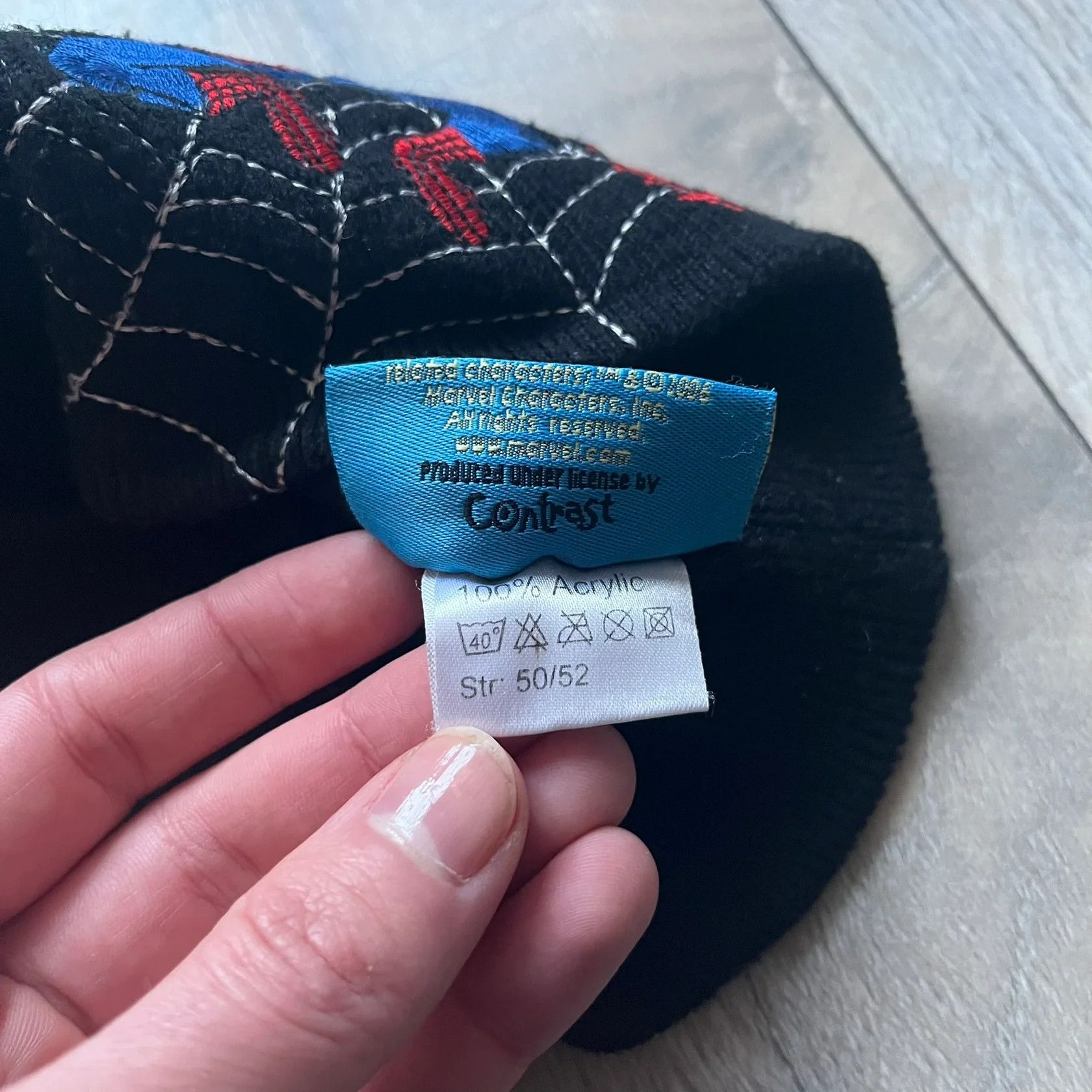 Marvel Comics Spider-Man 2006 Embroidered Beanie 50/52 Size ONE SIZE - 4 Thumbnail