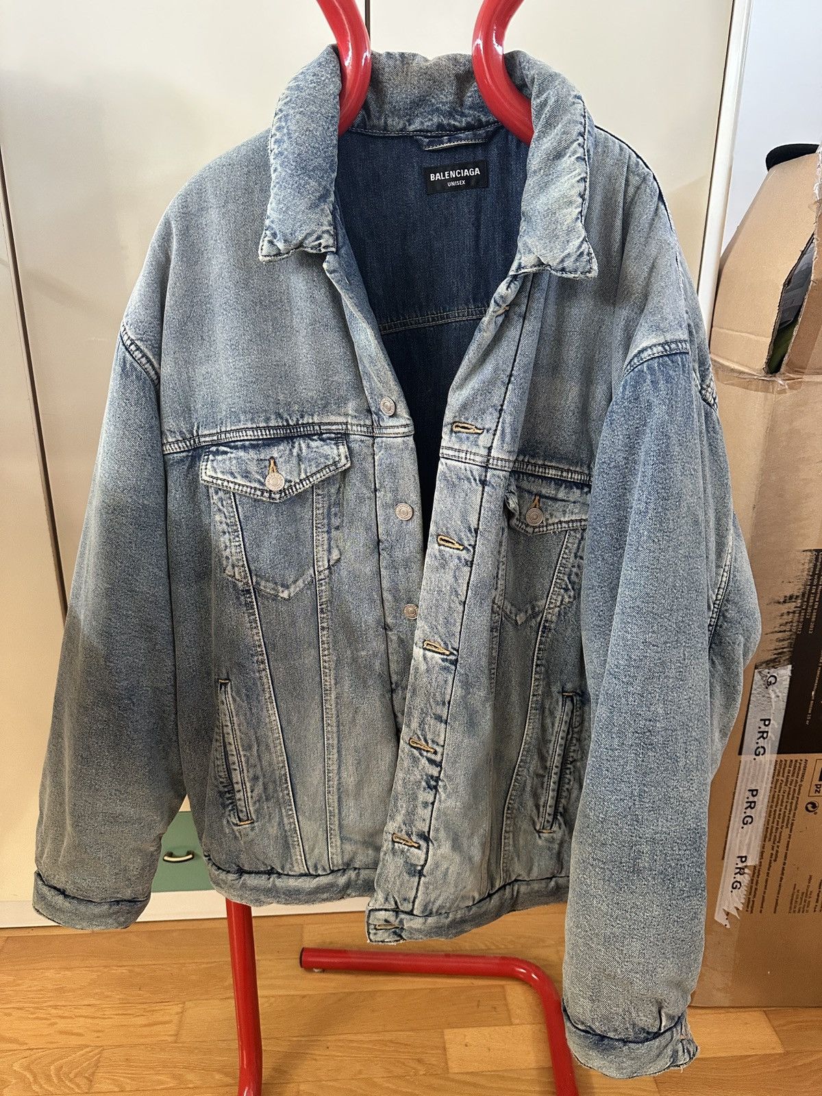 Balenciaga Balenciaga padded denim jacket Size US M / EU 48-50 / 2 - 1 Thumbnail