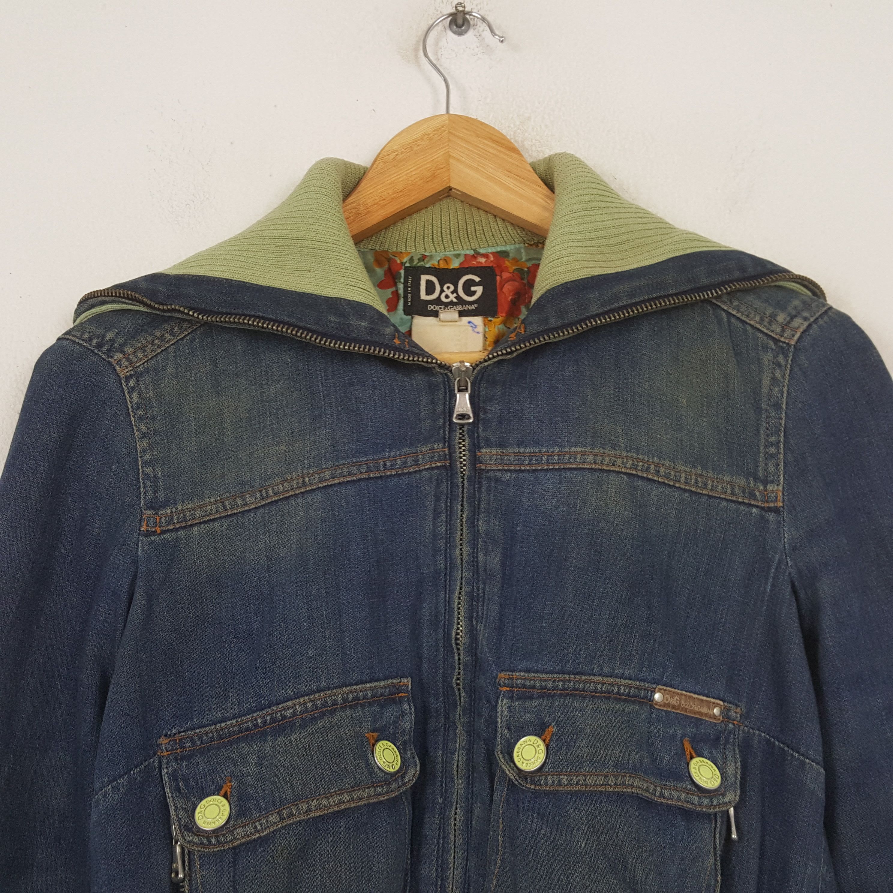 Dolce & Gabbana Vintage Dolce & Gabbana Italian Fashion Brand Jacket RR4 Size XXS / US 00 / IT 34 - 2 Thumbnail