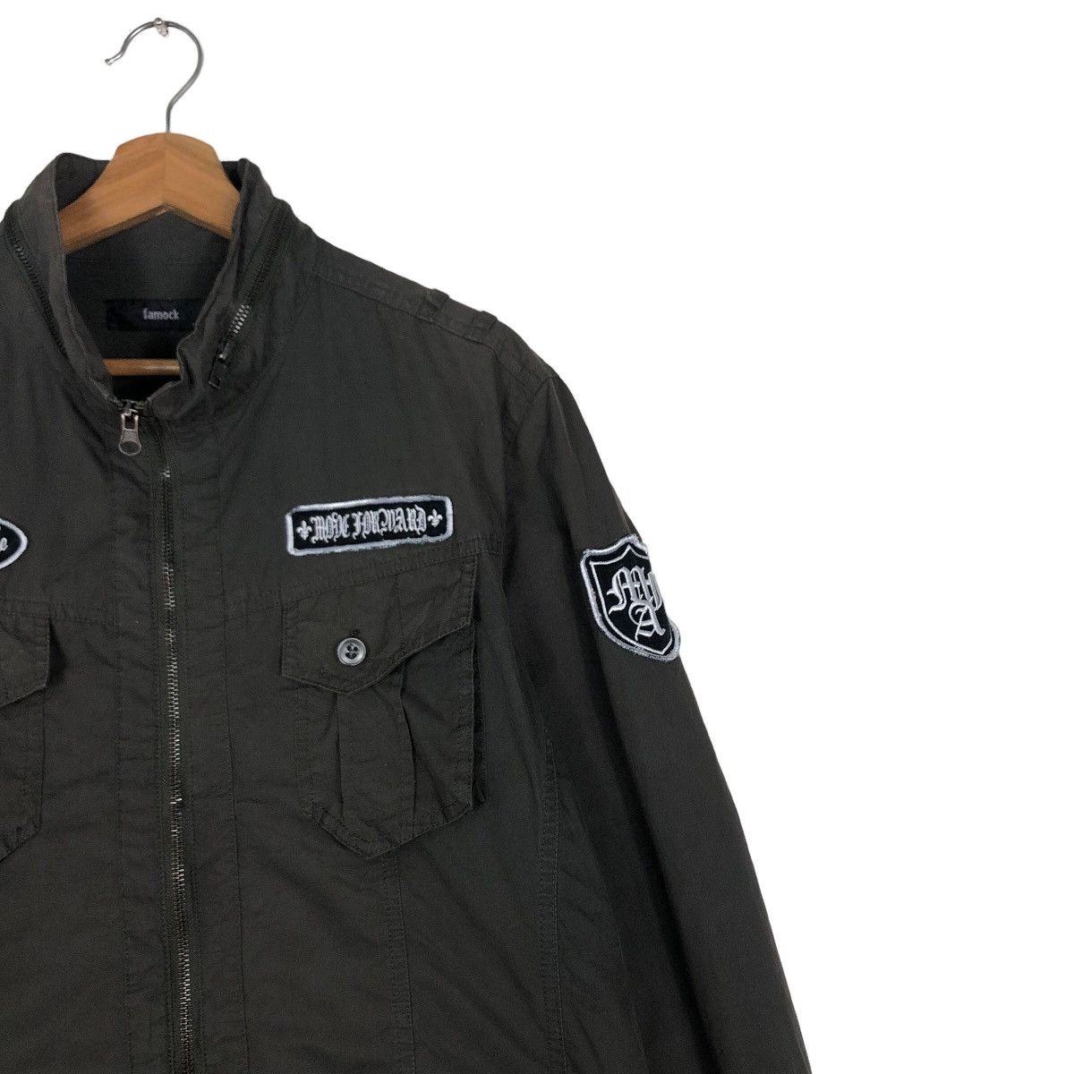 Hysteric Glamour 🔥Work Shirt Jacket Famock Japan Punk Style Chrome Hearts Size US L / EU 52-54 / 3 - 6 Thumbnail