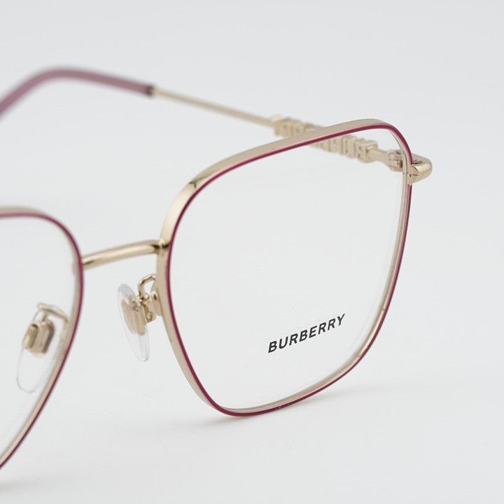 Burberry Burberry BE1382D 1357 Eyeglasses Gold / Purple 55mm Square Size ONE SIZE - 9 Thumbnail