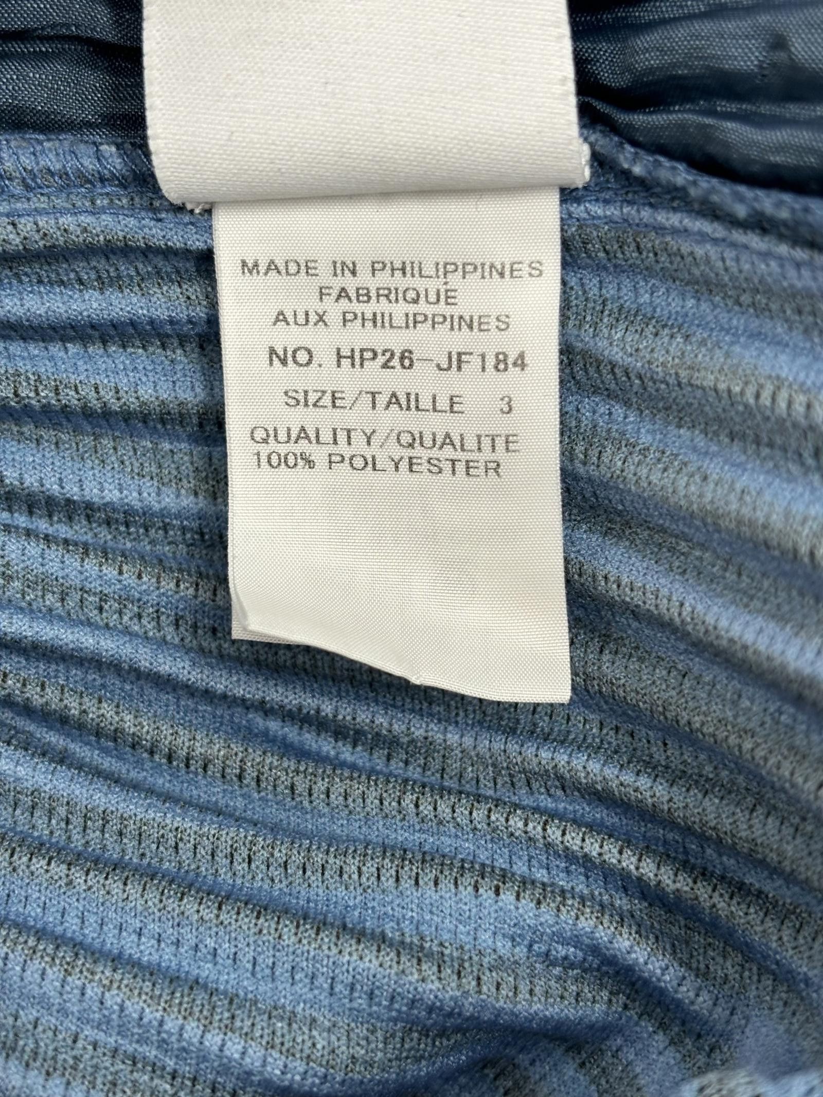 Issey Miyake Homme Plisse Issey Miyake Blue / Black Pleated Trousers Size US 30 / EU 46 - 5 Thumbnail