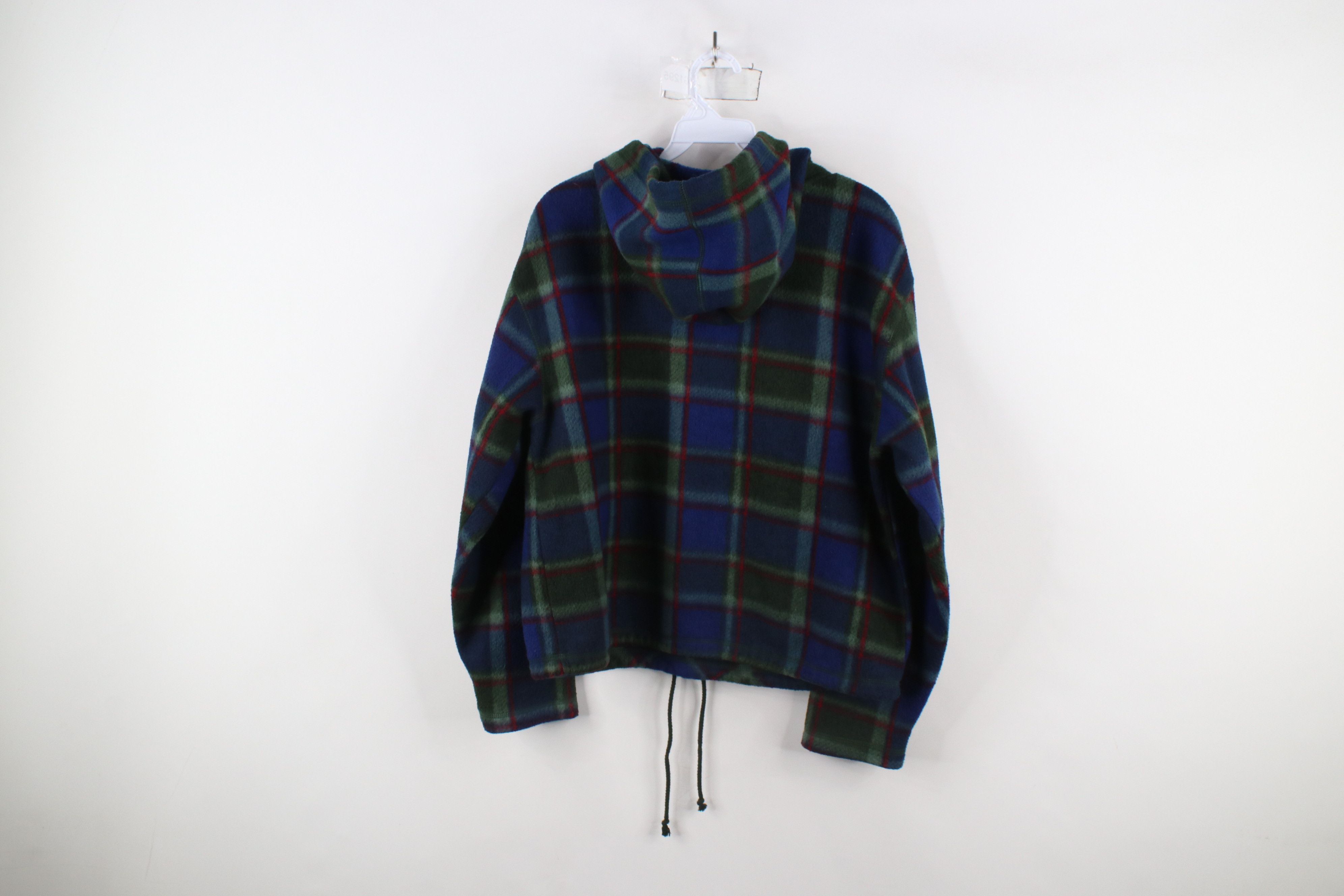 Vintage Vintage 90s Streetwear Half Zip Fleece Hoodie Sweatshirt Size M / US 6-8 / IT 42-44 - 9 Thumbnail