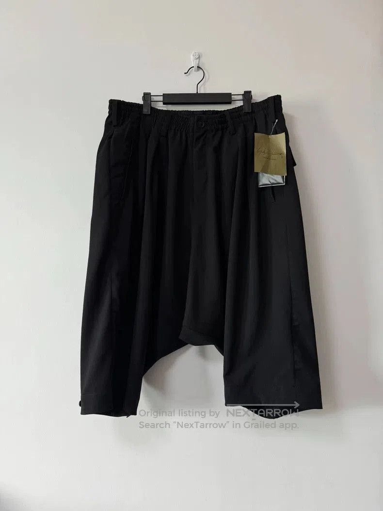 Yohji Yamamoto Yohji Yamamoto Wool Wide-Leg Cropped Pants. Size US 34 / EU 50 - 2 Thumbnail