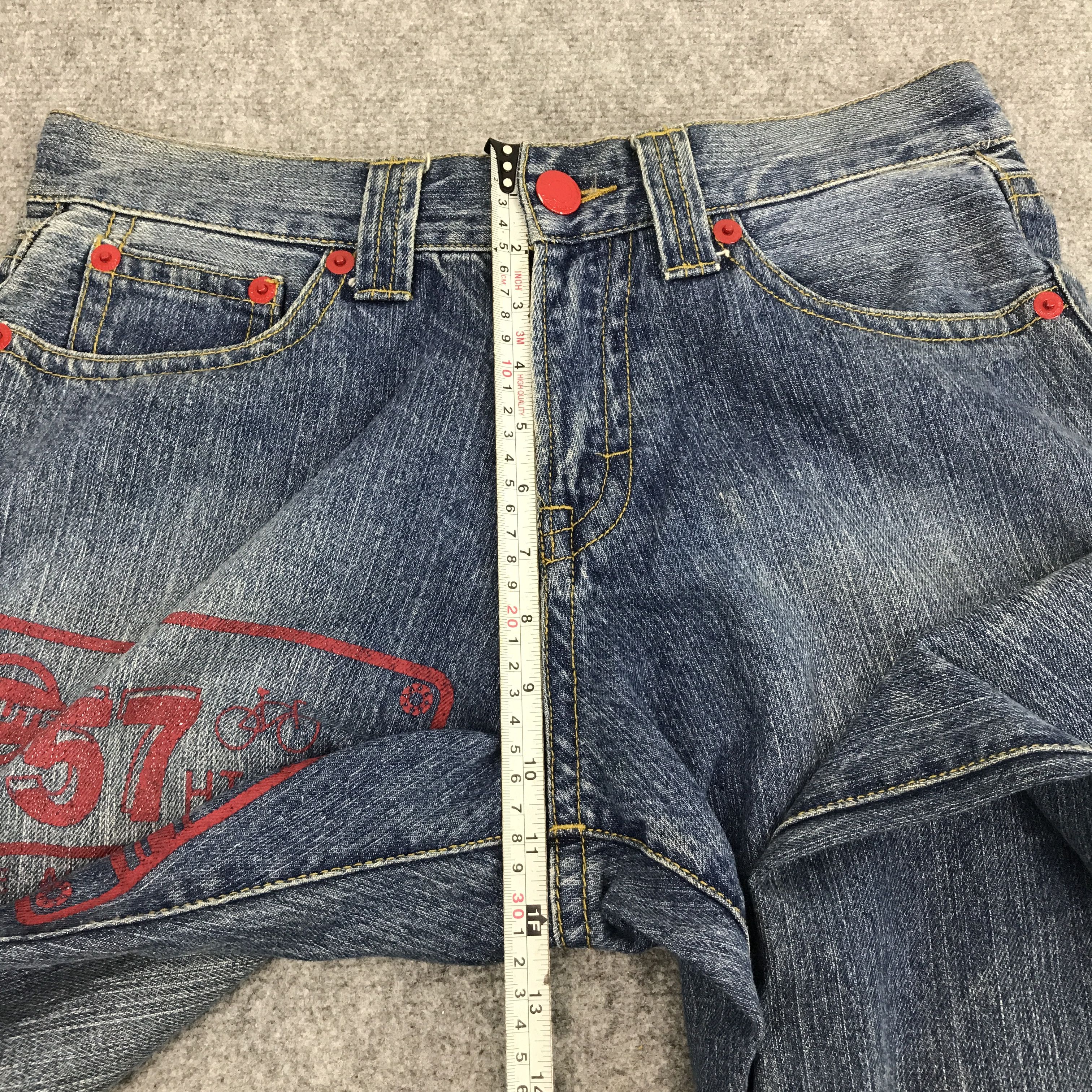 Japanese Brand japanese brand denim style Japan jean pants Size US 32 / EU 48 - 8 Thumbnail