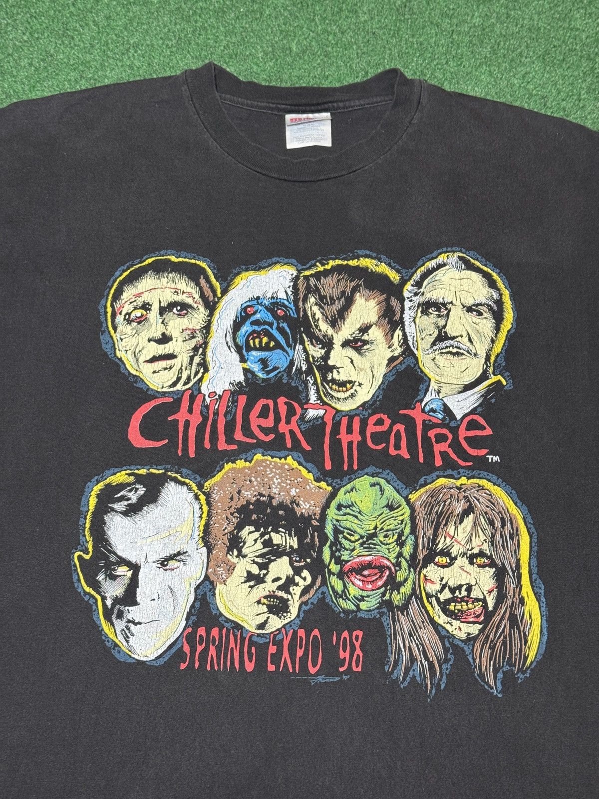 Vintage Vintage 90s Horror Scary Movie Exorcist Monster XL T Shirt Size US XL / EU 56 / 4 - 2 Thumbnail