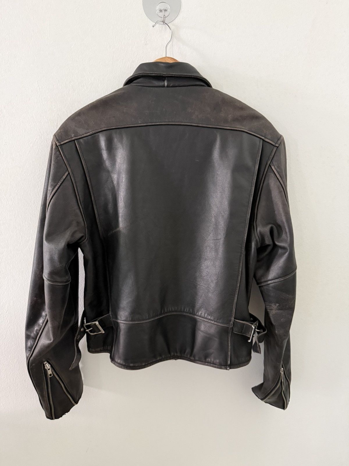 Harley Davidson ☠️☠️Vintage 80's Harley Davidson rider punk leather jacket Size US L / EU 52-54 / 3 - 8 Thumbnail