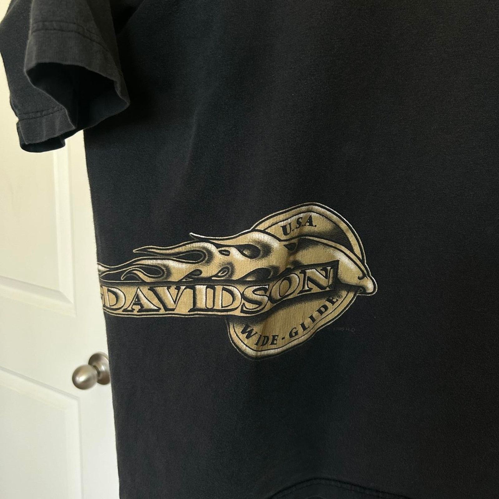Harley Davidson Vintage Harley Davidson Wraparound Tee 1996 Size US L / EU 52-54 / 3 - 4 Thumbnail
